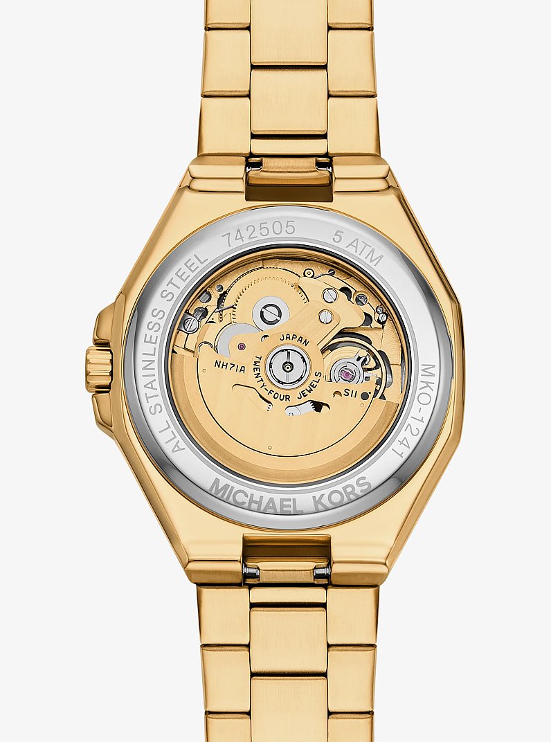 Michael Kors Oversized Callum Gold-Tone Watch Gold