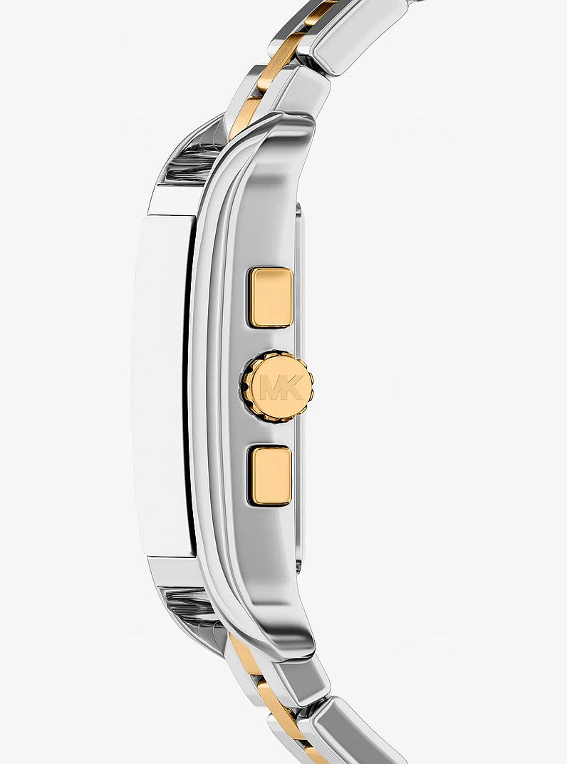 Michael Kors Oversized Monroe Two-Tone Watch Two Tone