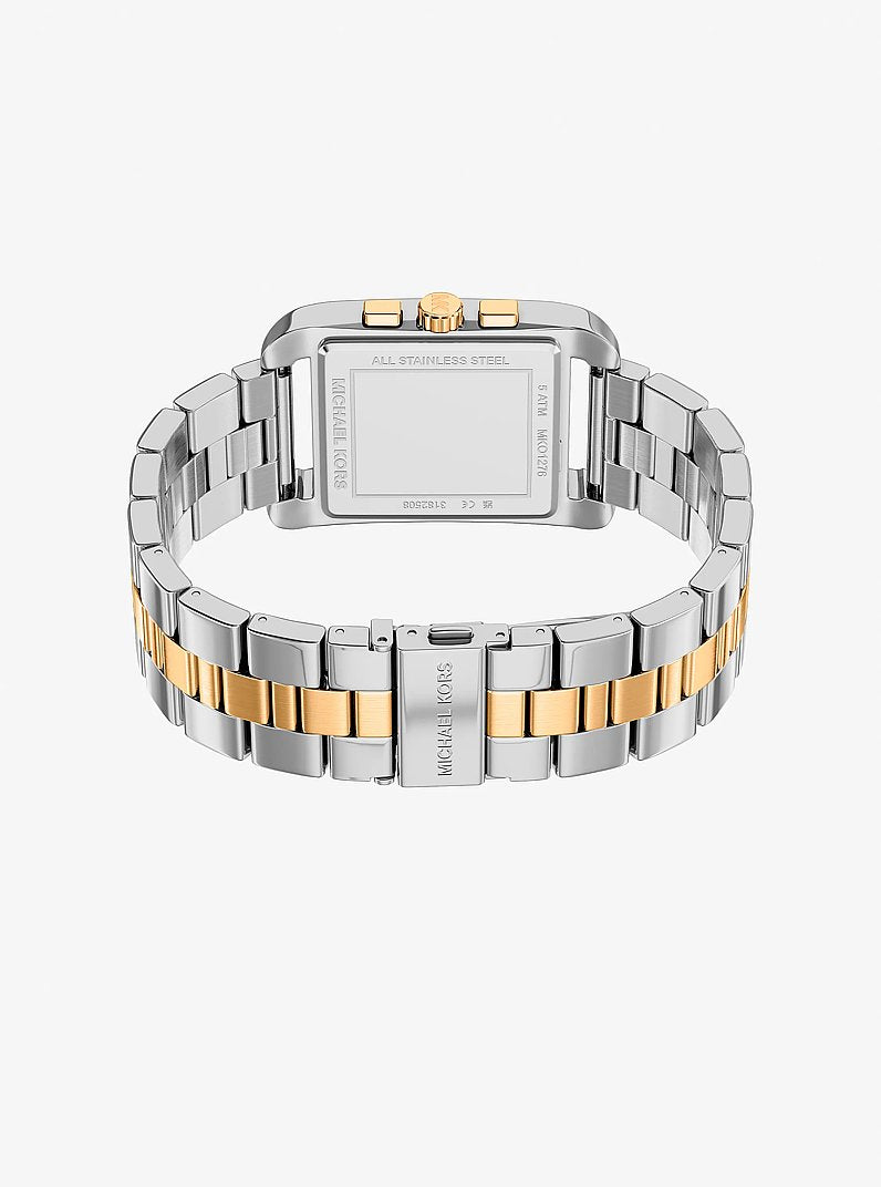 Michael Kors Oversized Monroe Two-Tone Watch Two Tone