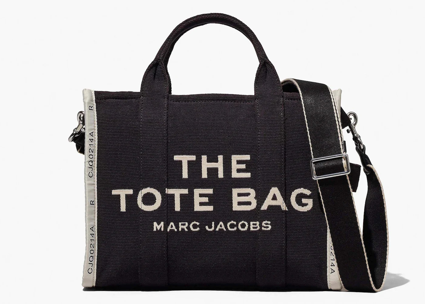 Marc Jacobs The Medium Jacquard Tote Bag Black