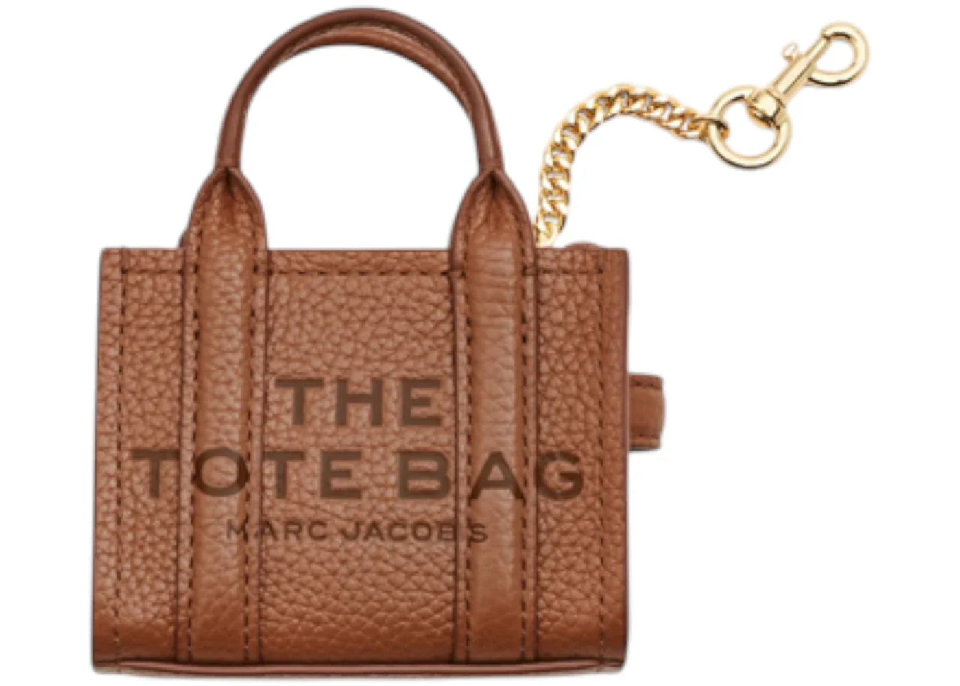 Marc Jacobs The Nano Tote Charm Bag Argan Oil