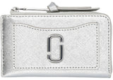 Marc Jacobs The Top Zip Multi Wallet Silver