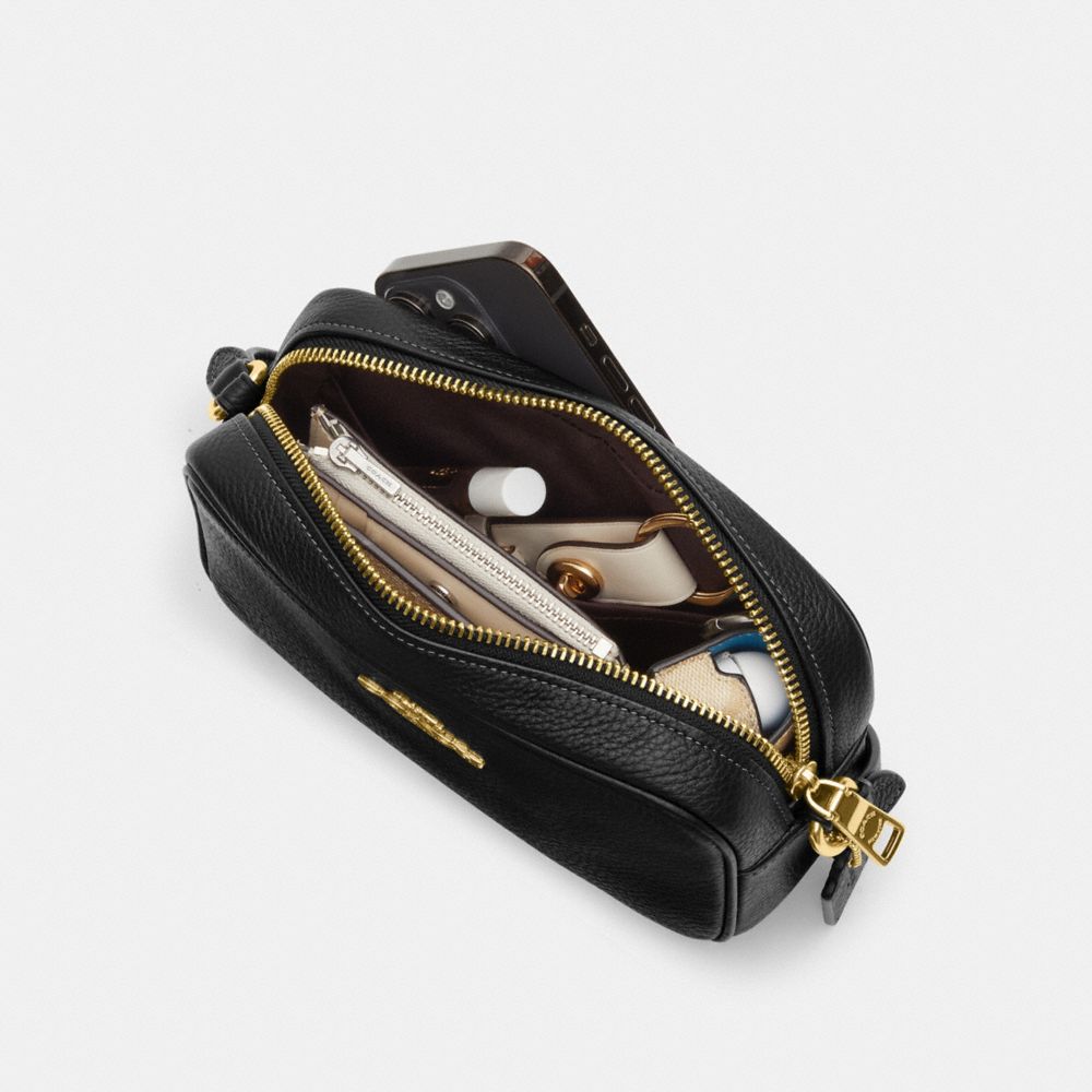 Coach Mini Jamie Camera Bag Gold Chalk