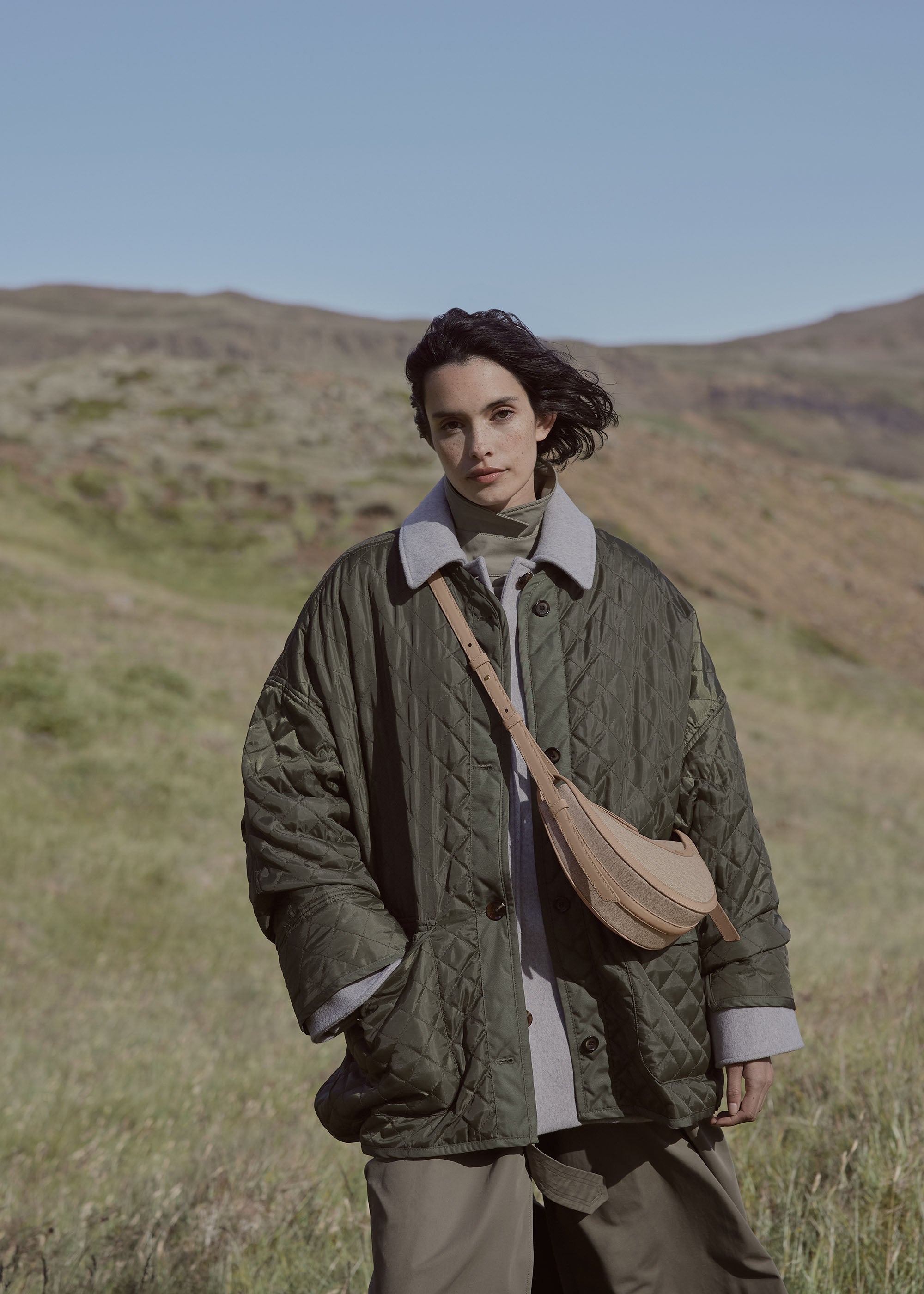 Polene Numero Dix Duo Taupe Canvas