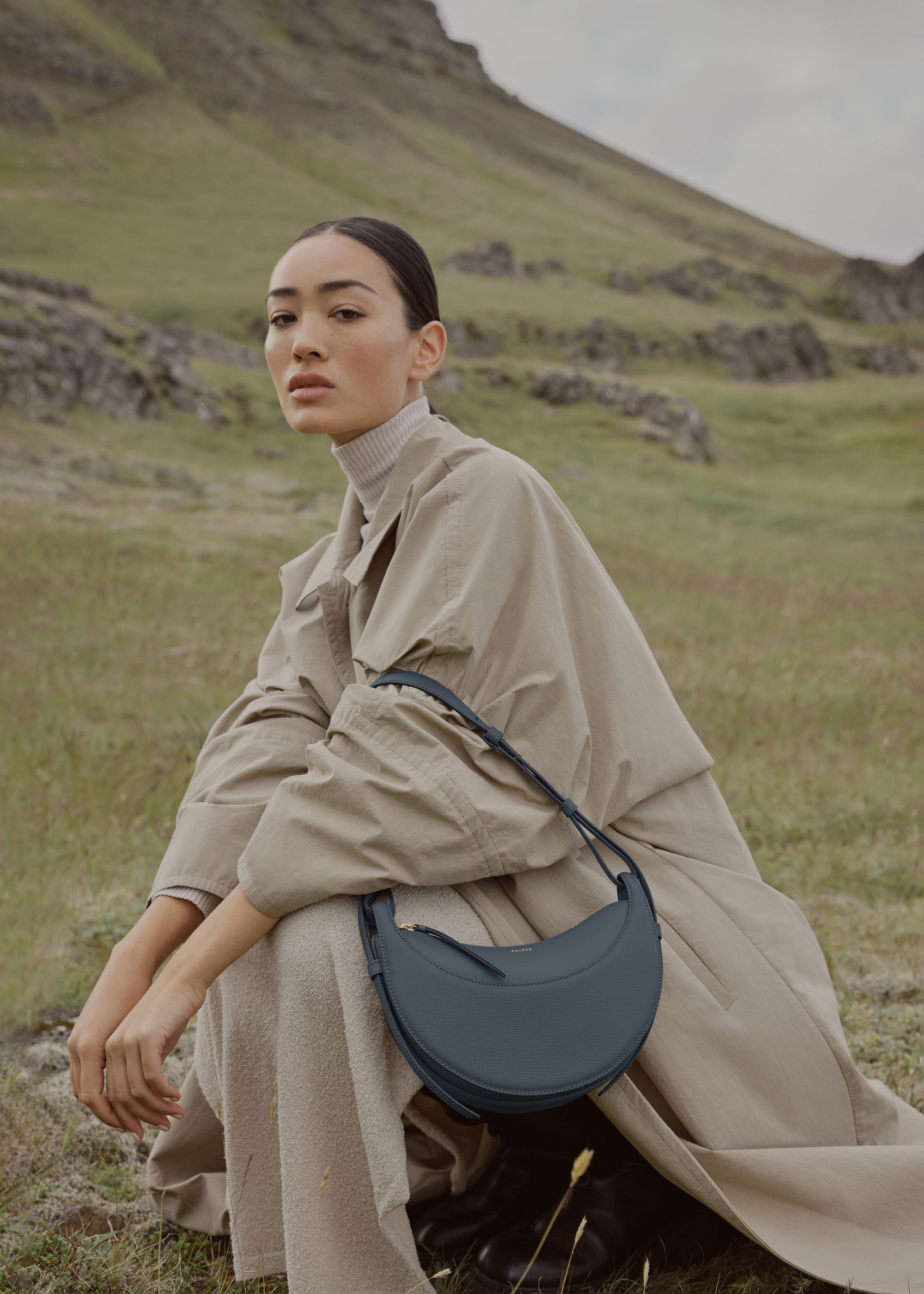 Polene Numero Dix Textured Midnight Blue