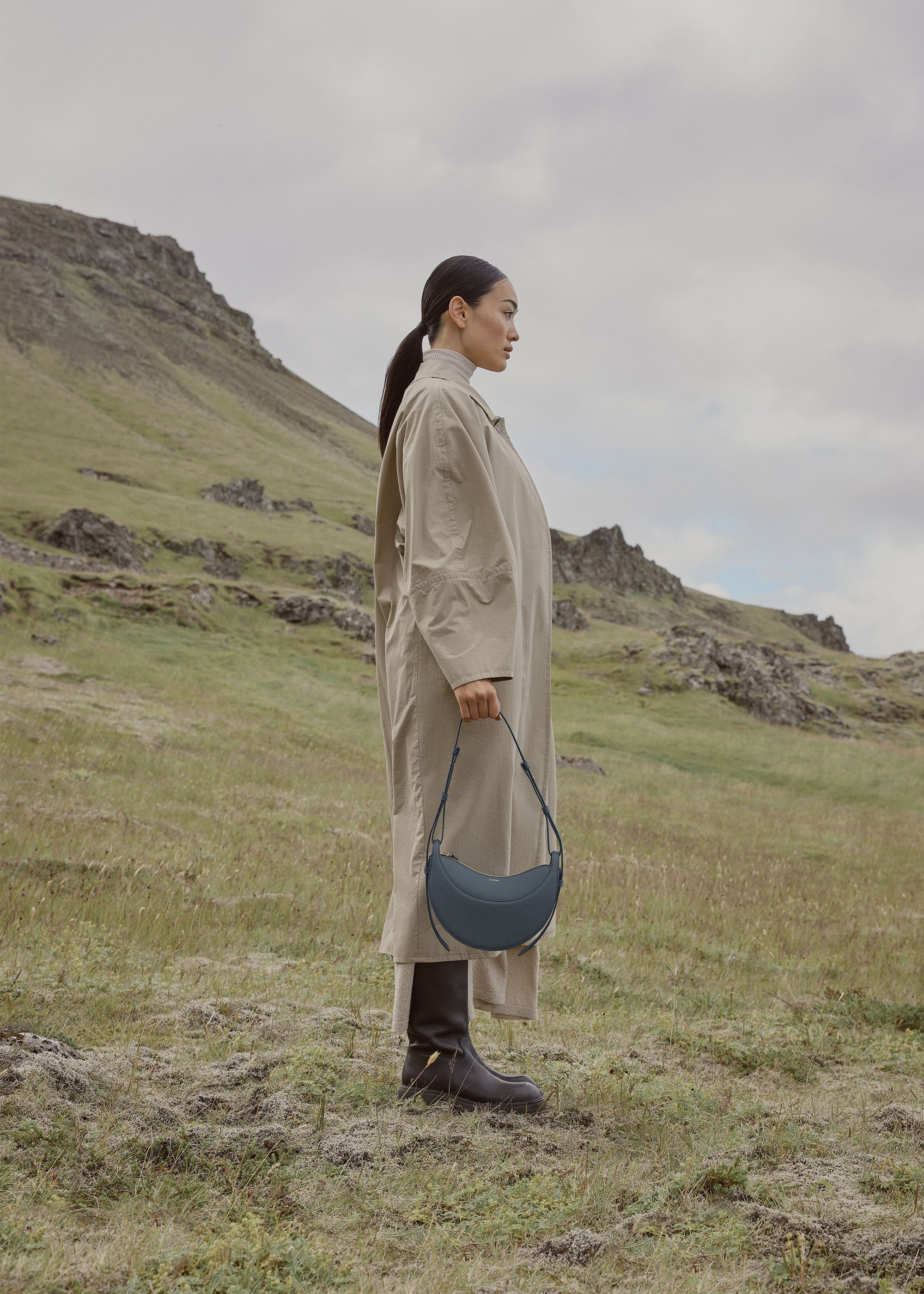 Polene Numero Dix Textured Midnight Blue