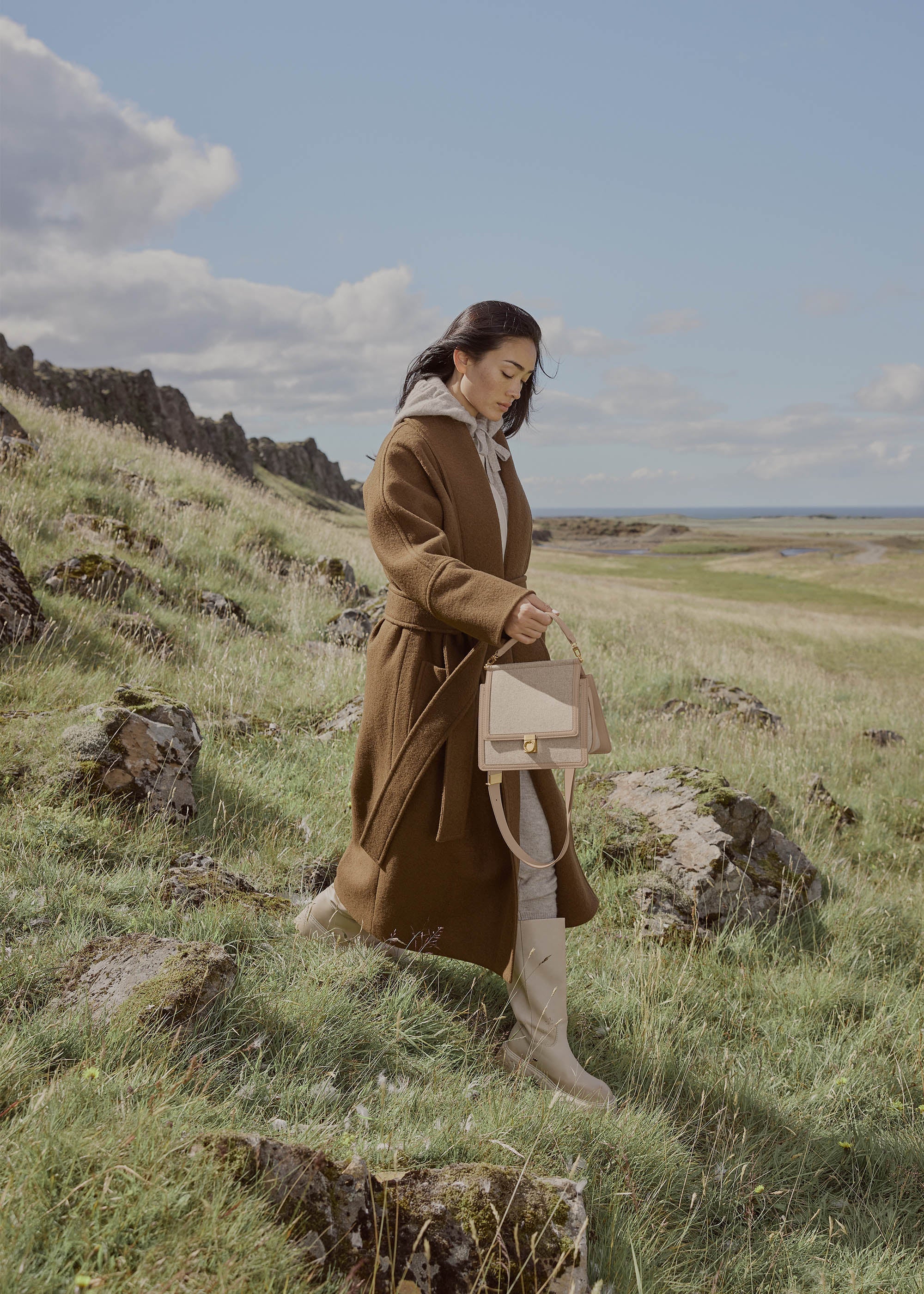 Polene Numero Sept Duo Taupe Canvas