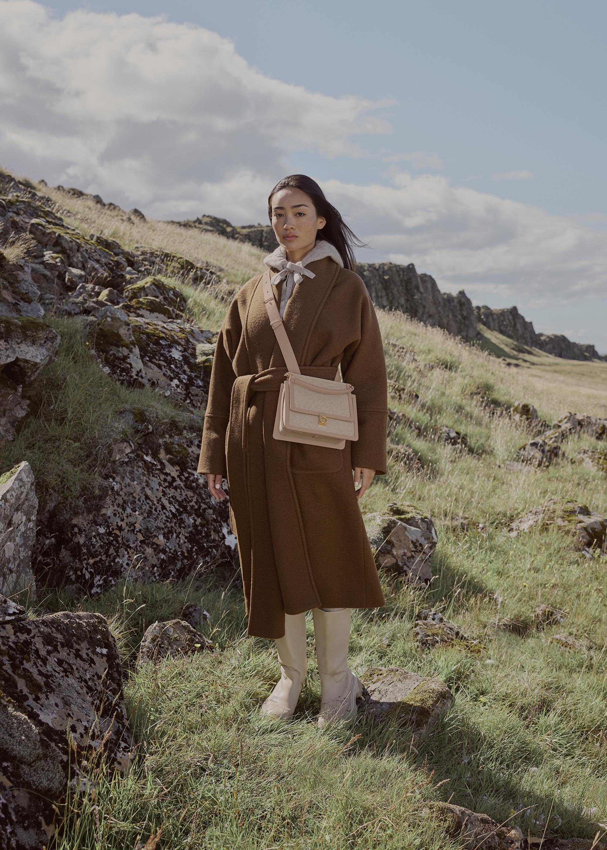 Polene Numero Sept Duo Taupe Canvas