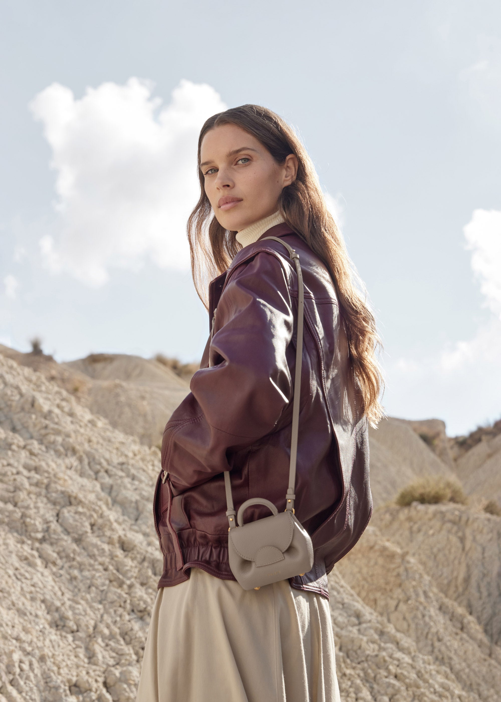 Polene Numero Un Micro Textured Taupe