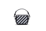 Off-White Binder Clip Bag Diag Baby Black White