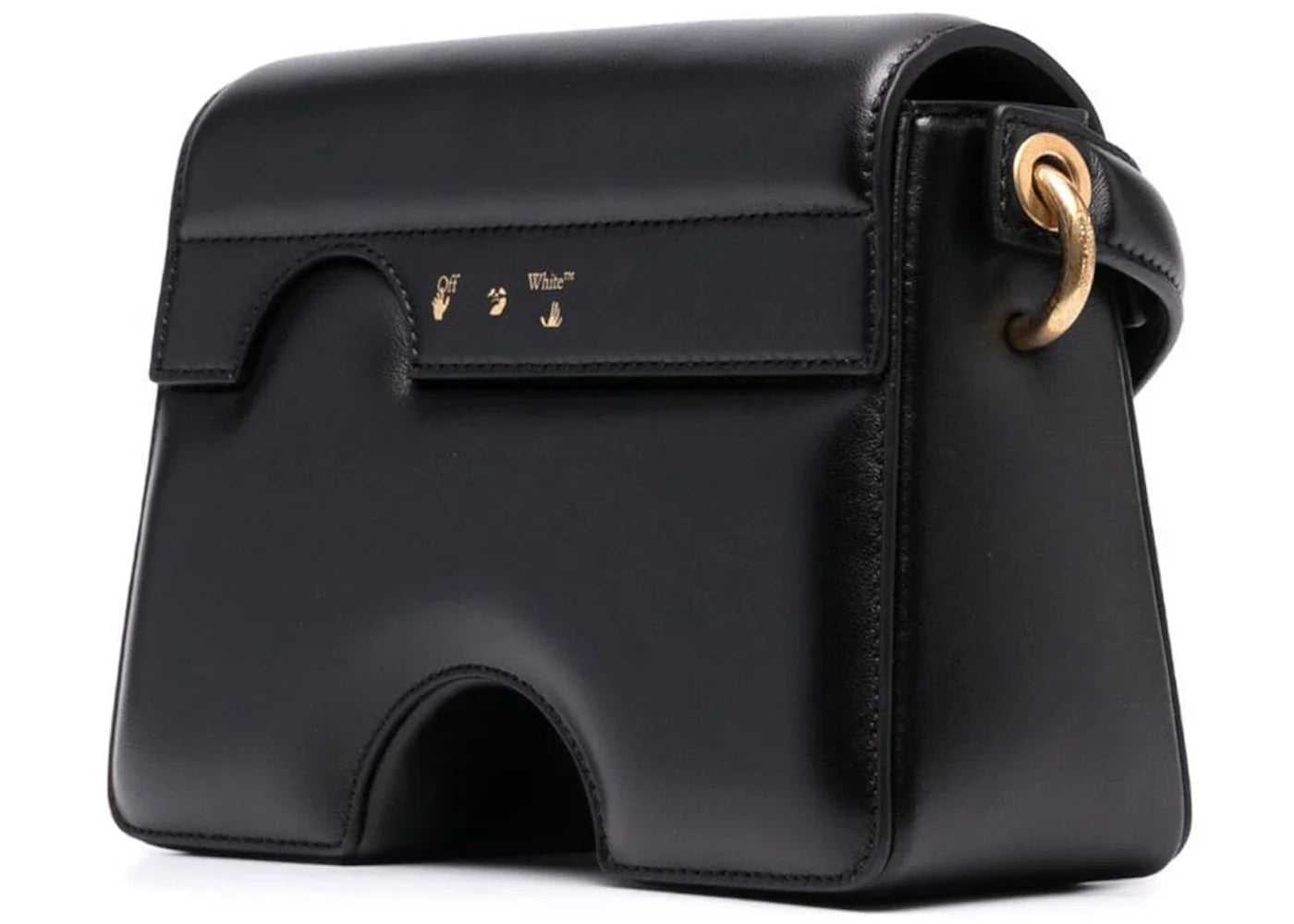 off-white burrow-22 shoulder bag black