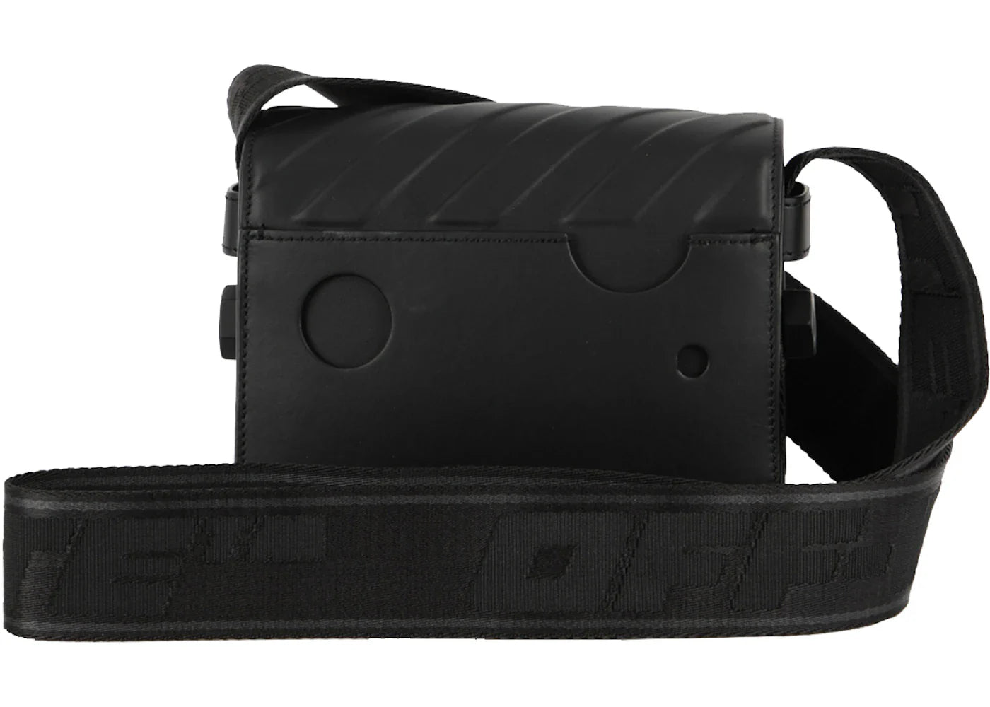 off-white clipper bag black