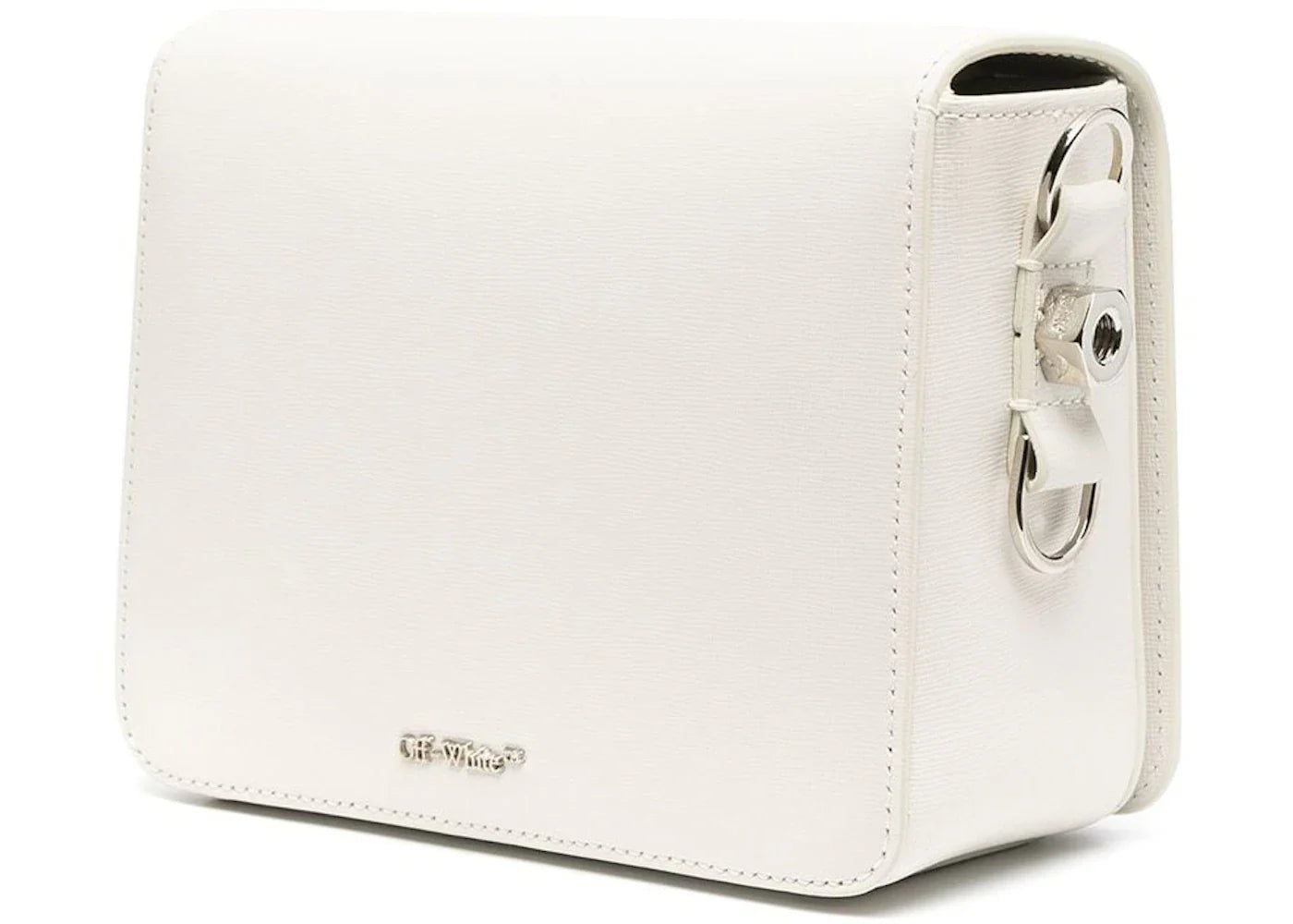 off-white diag flap bag ss21 white/black