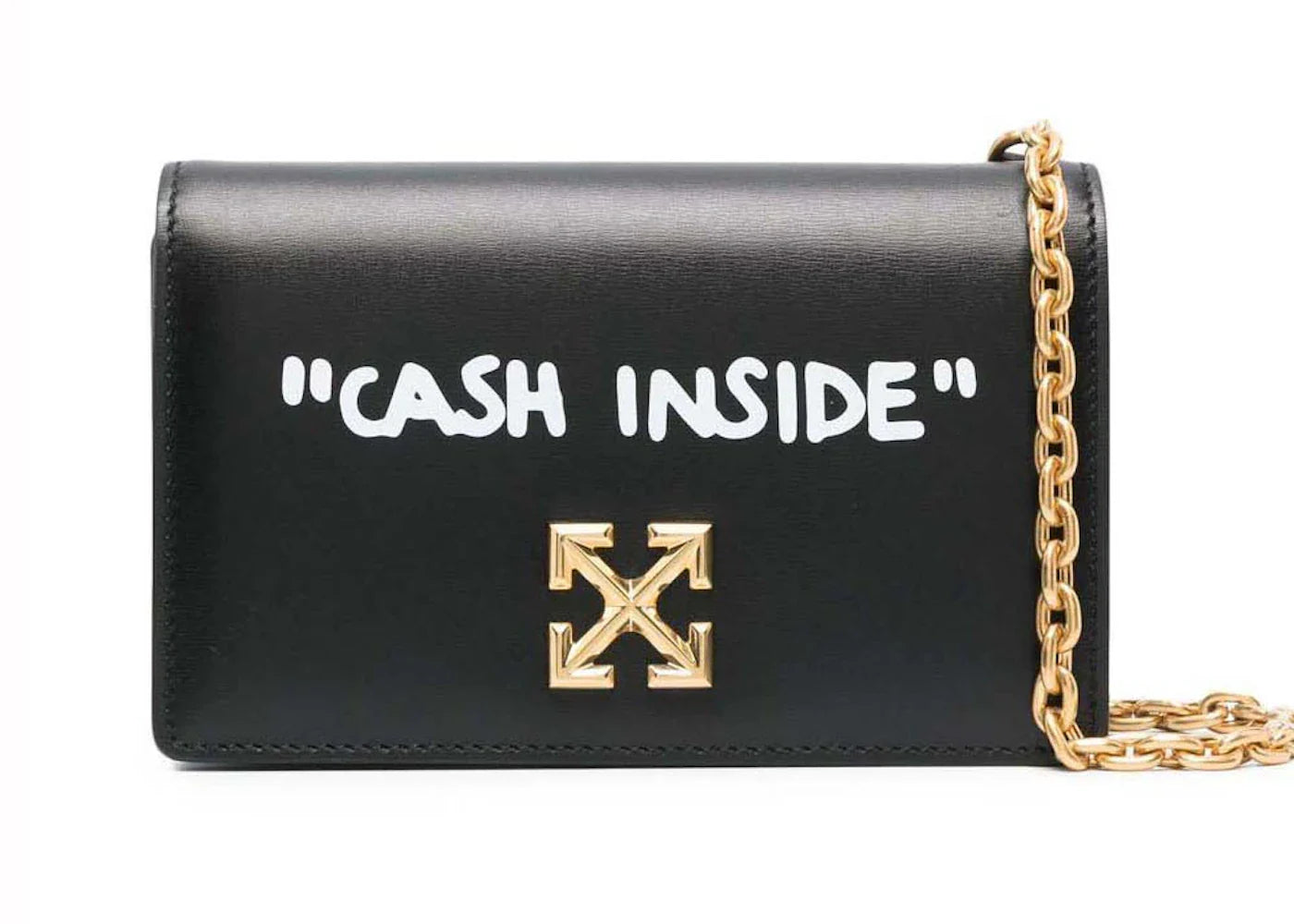 off-white jitney 0.5 quote shoulder bag black/white