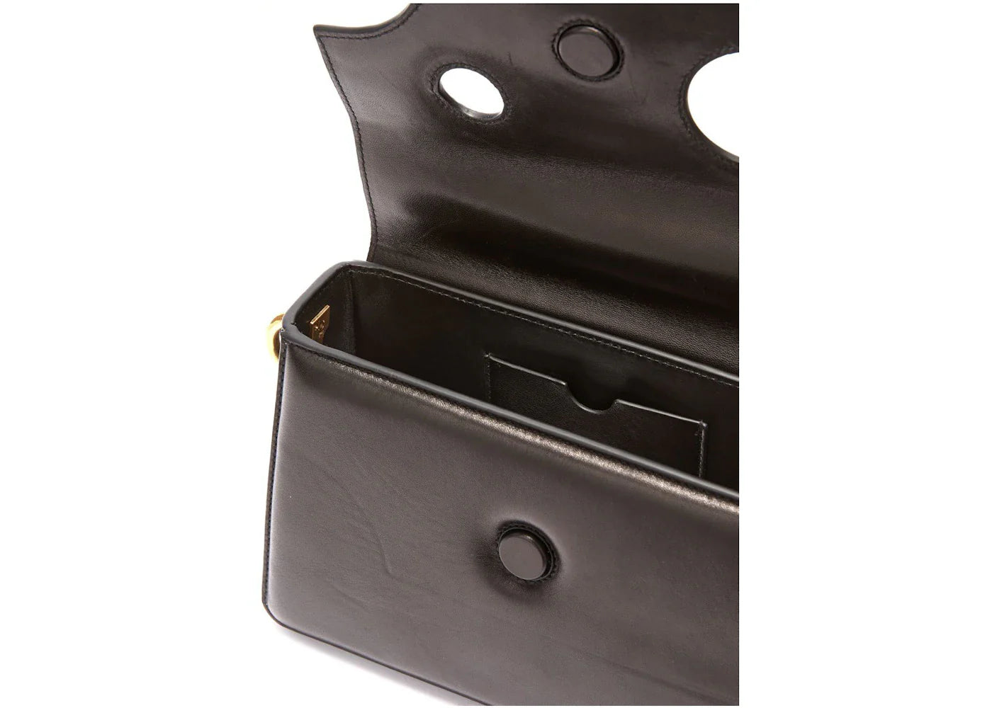 off-white logo print shoulder bag black