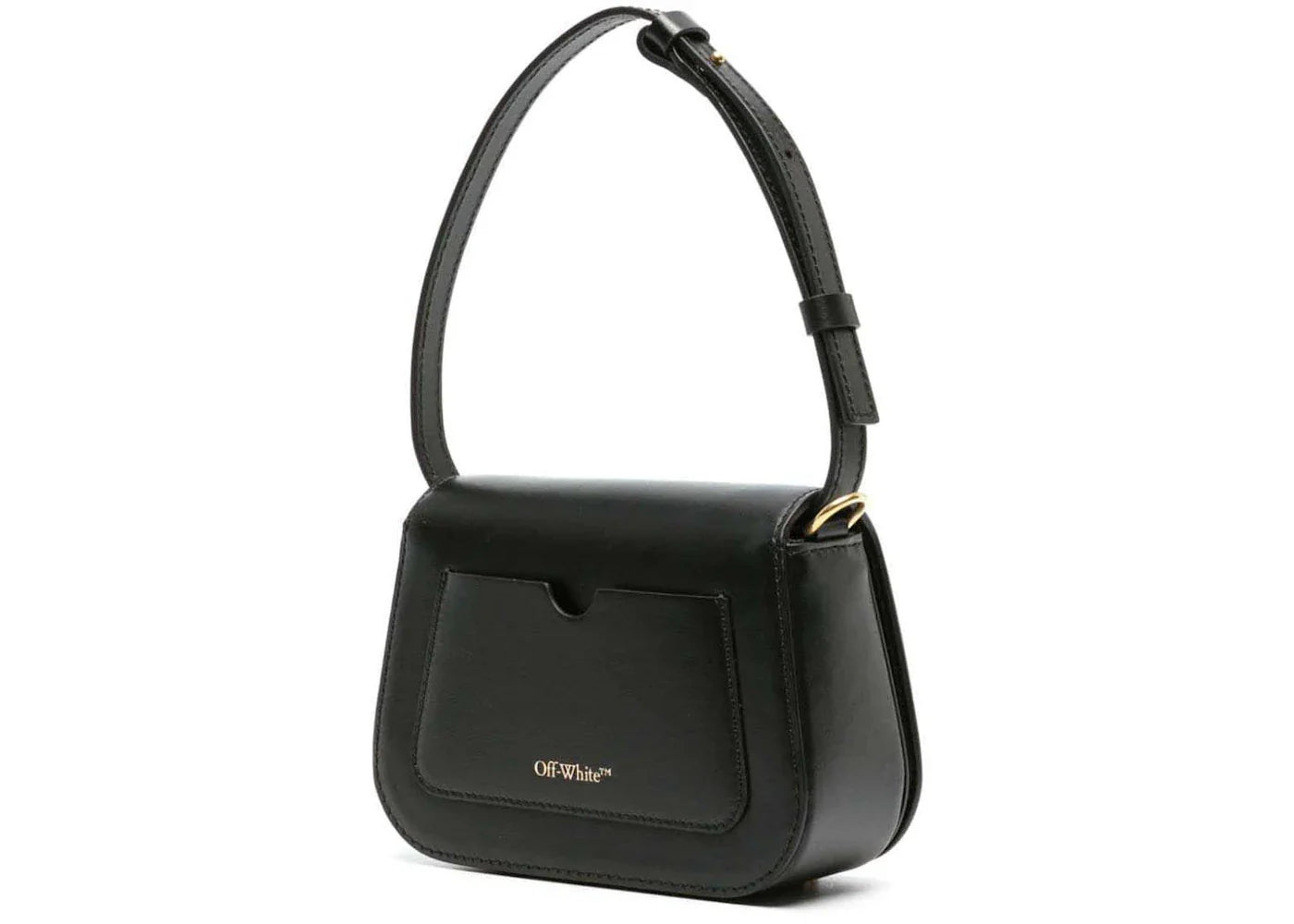 Off-White Skeleton Binder Shoulder Bag Black