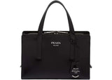 Prada Re-Edition 1995 Brushed-Leather Mini Handbag Black