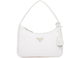 Prada Re-Edition 2000 Nylon Mini Bag White