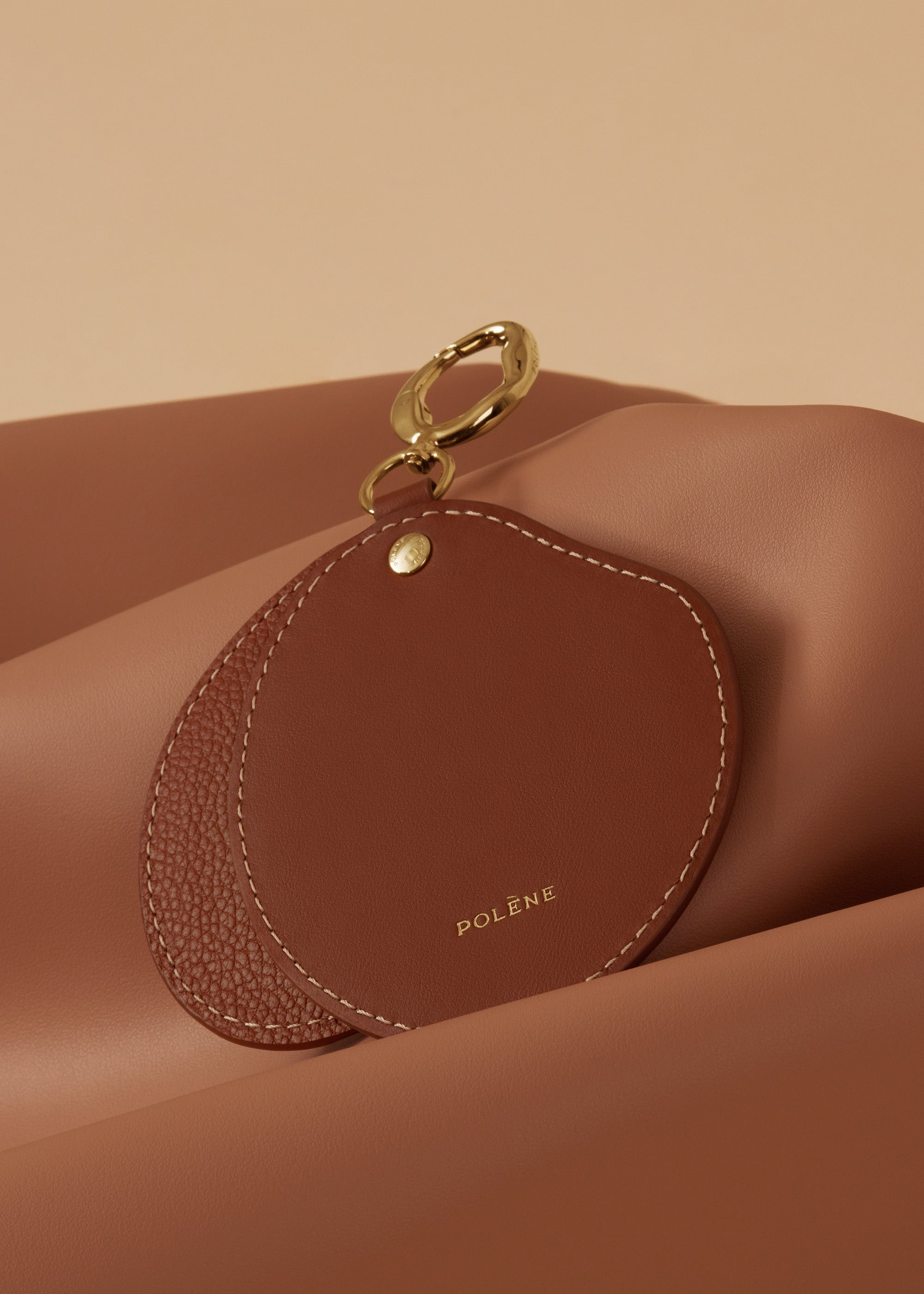 Polene Atla Mirror Duo Cognac