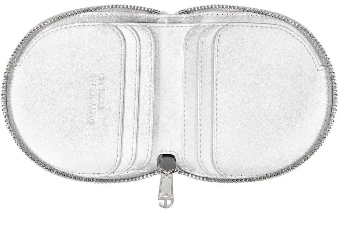 Telfar Wallet Silver