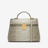 DeMellier The Midi Paris natural lizard-effect