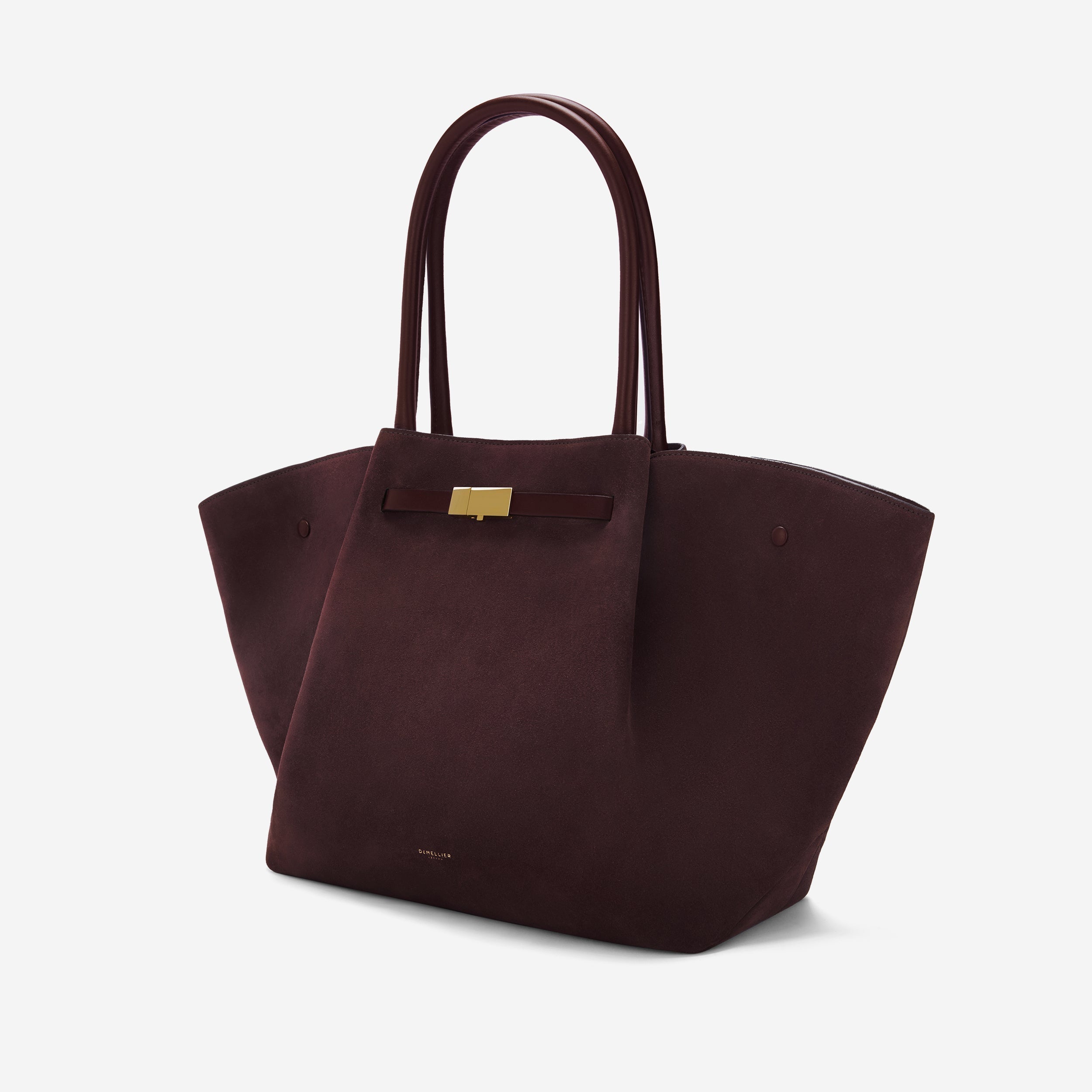 DeMellier The New York burgundy suede & burgundy smooth