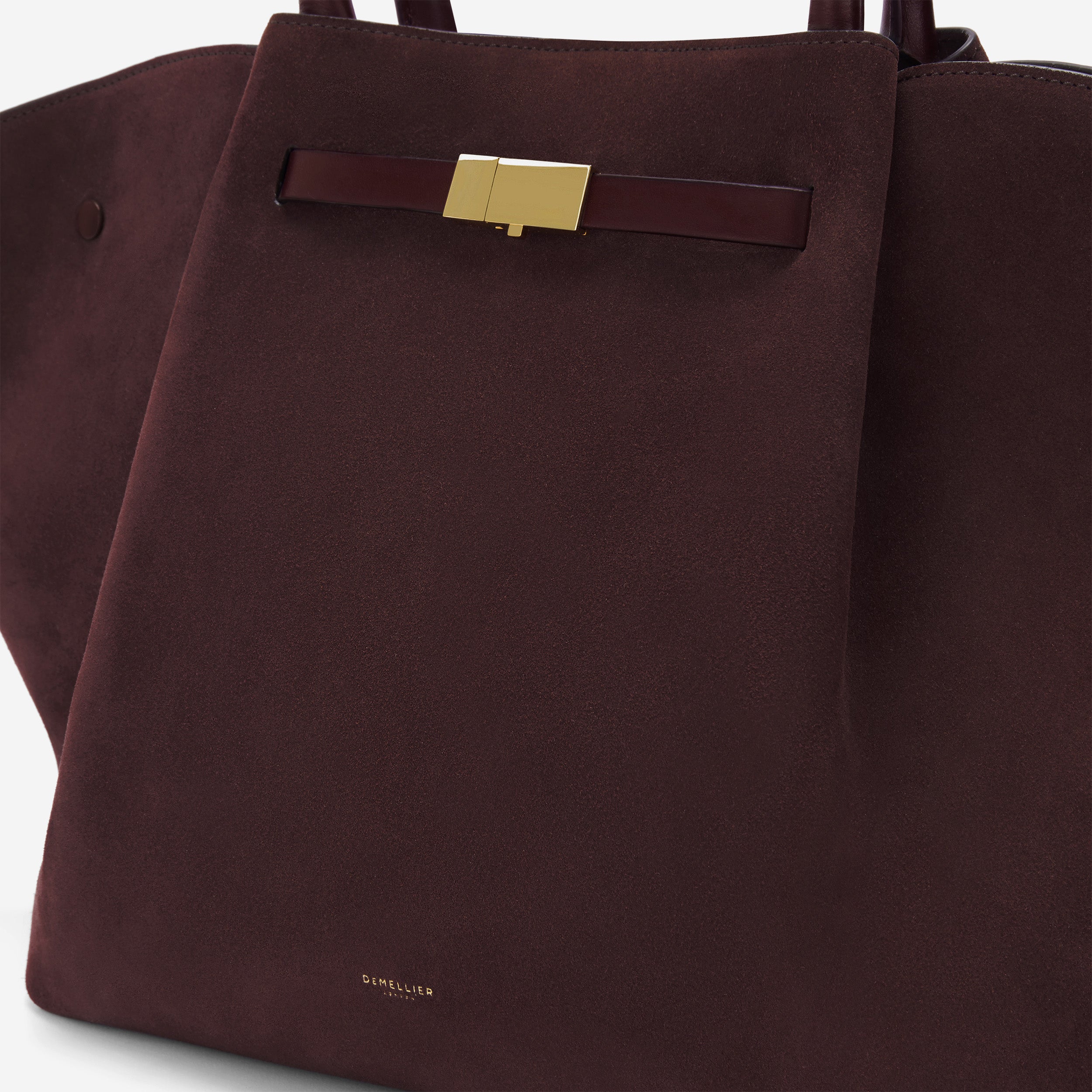 DeMellier The New York burgundy suede & burgundy smooth