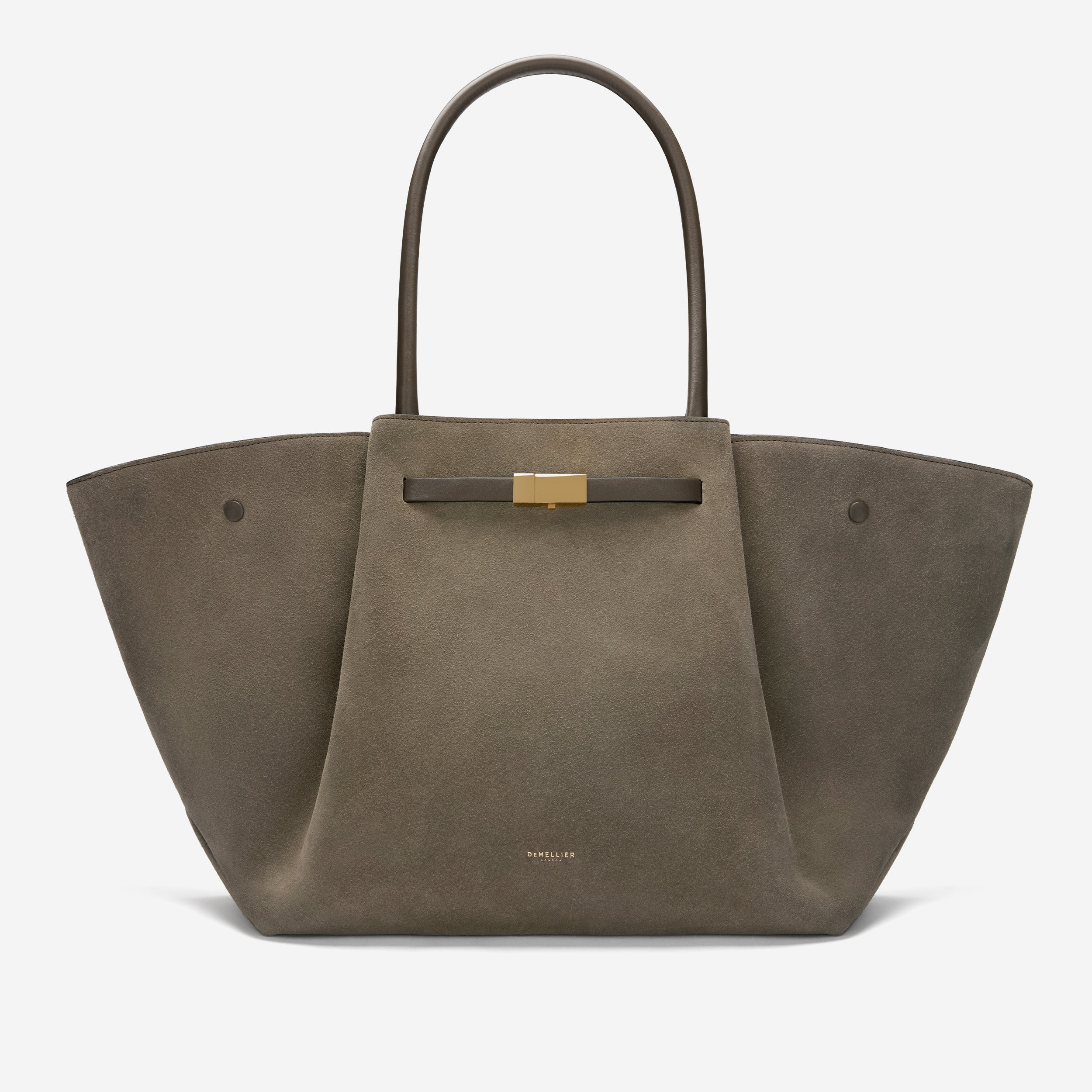 DeMellier The New York deep olive suede & deep olive smooth