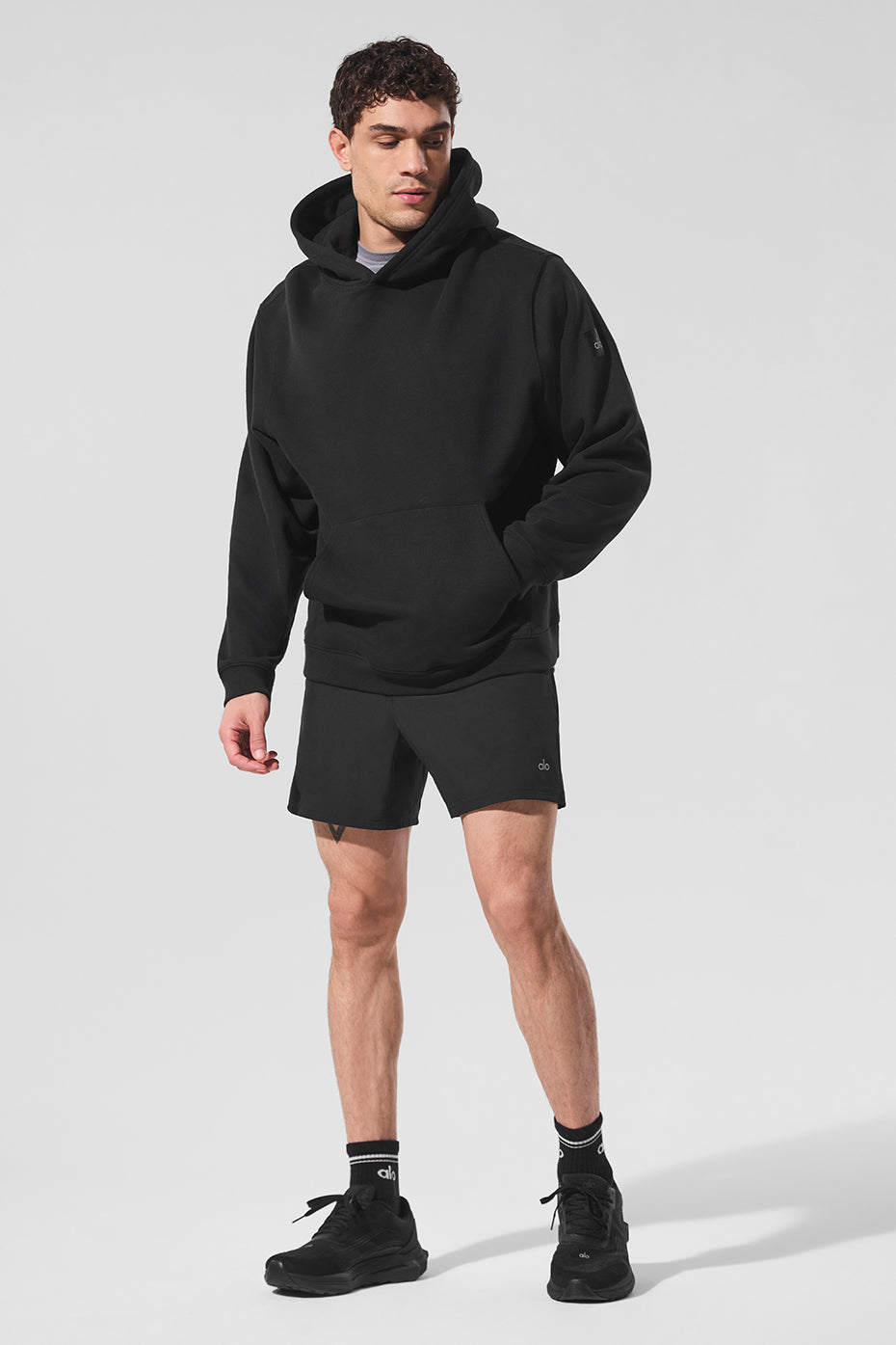 Alo Yoga Renown Heavy Weight Hoodie - Black