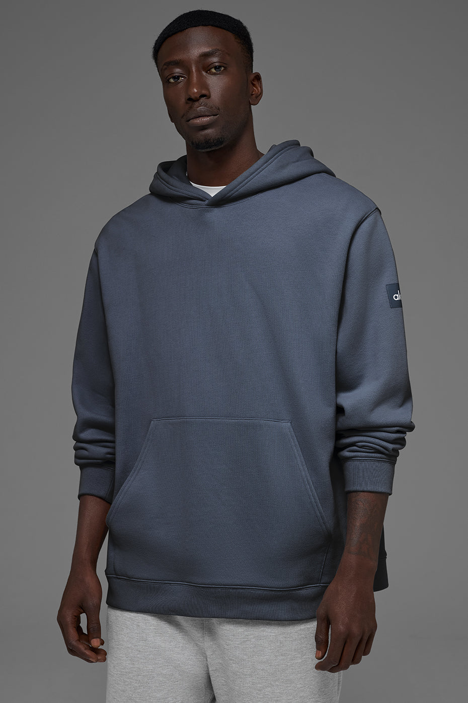 Alo Yoga Renown Heavy Weight Hoodie - Bluestone