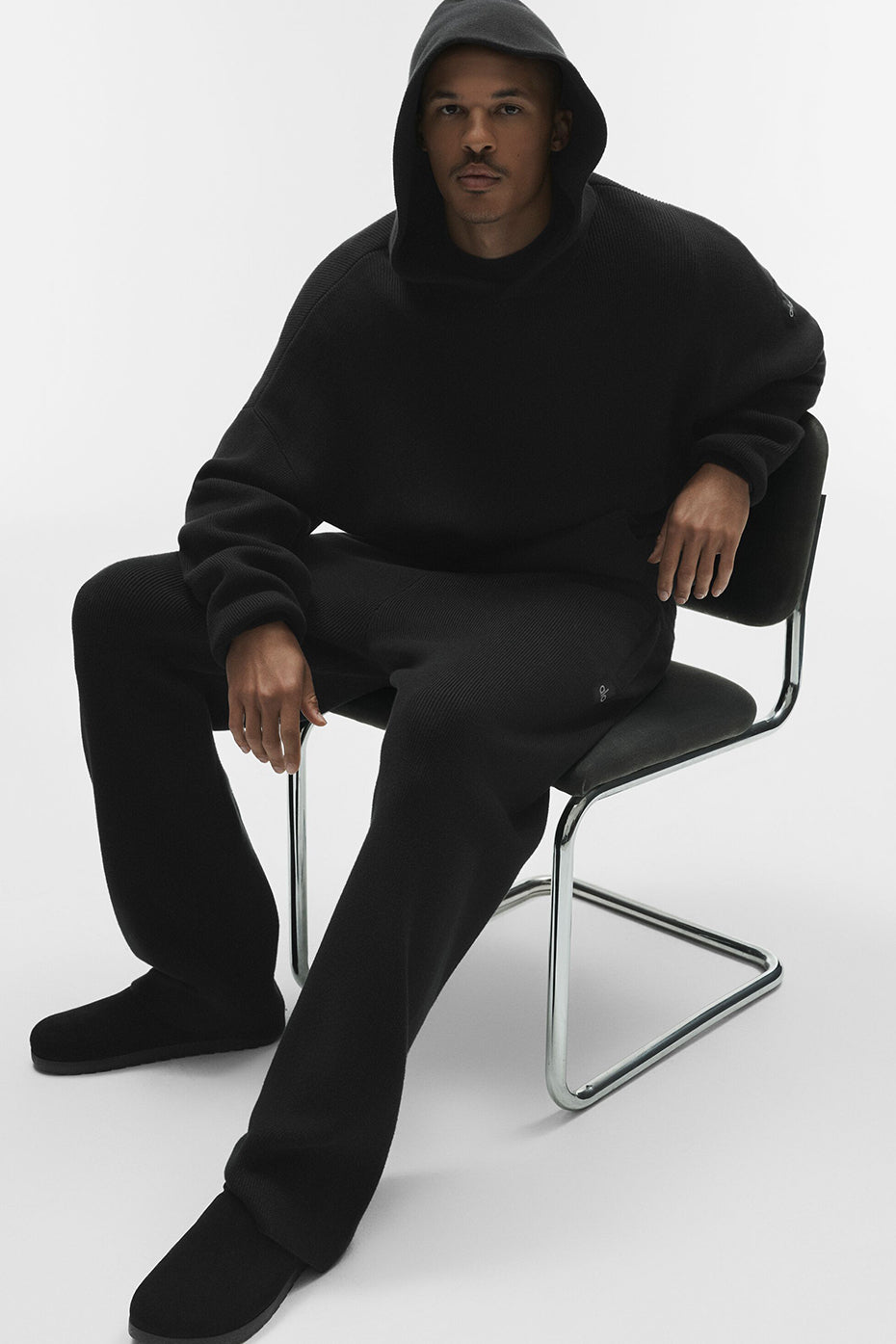 Alo Yoga Scholar Hooded Sweater - Black
