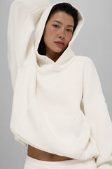 Alo Yoga Scholar Hooded Sweater - Ivory