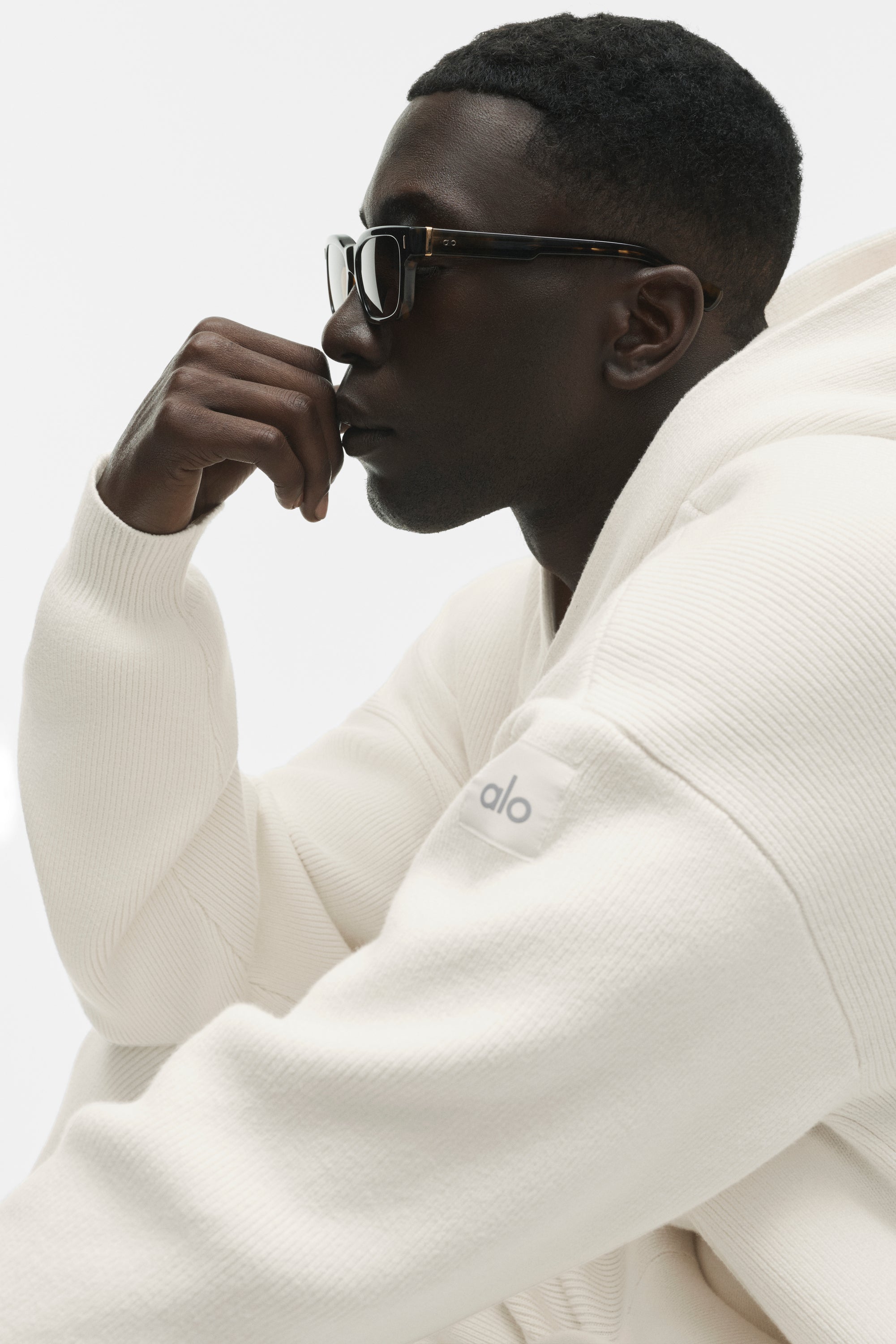Alo Yoga Scholar Hooded Sweater - Ivory