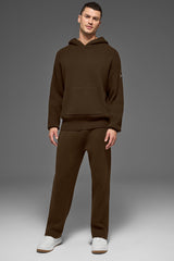 Alo Yoga Scholar Hooded Sweater - Espresso