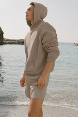 Alo Yoga Scholar Hooded Sweater - Gravel