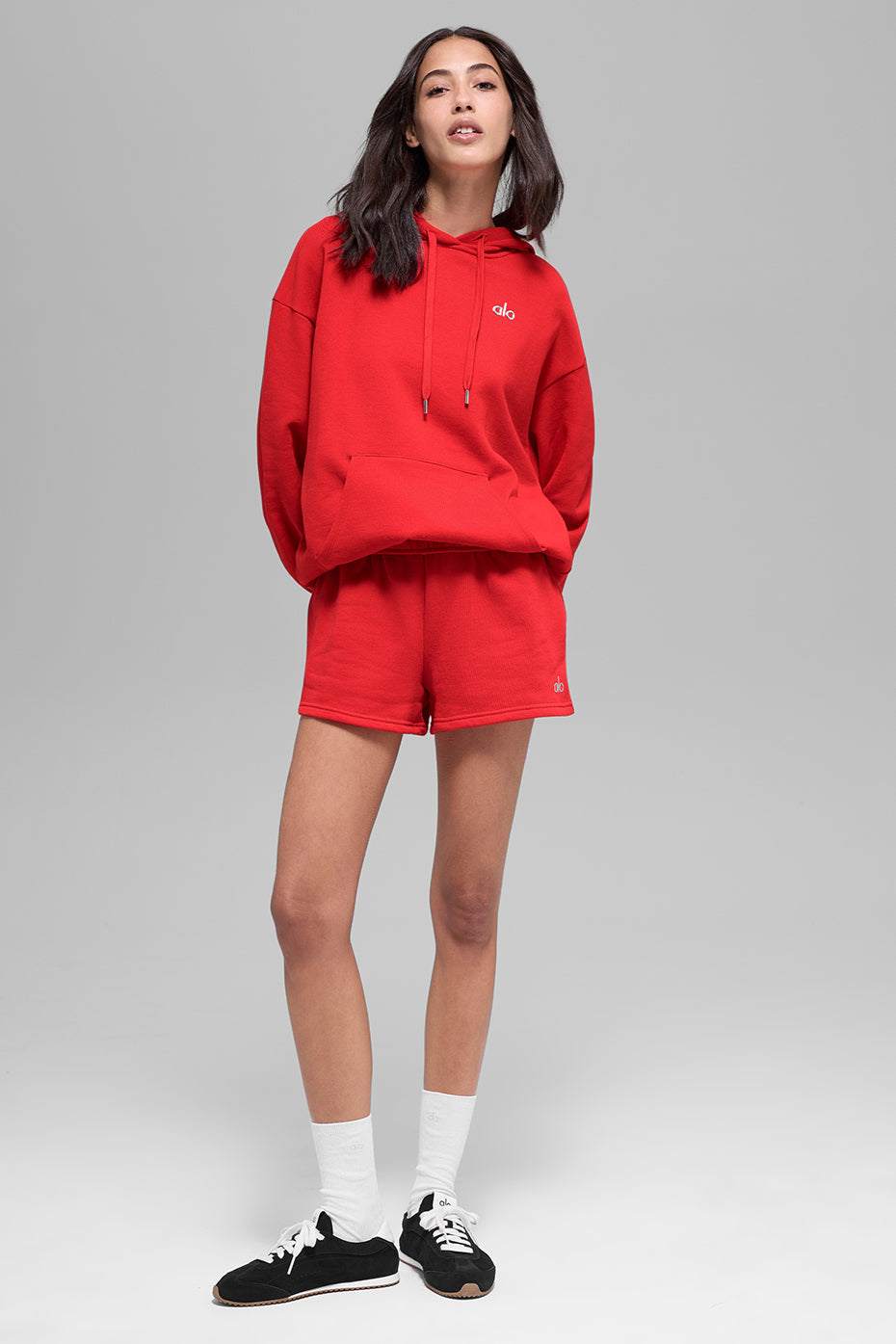 Alo Yoga Accolade Hoodie - Bright Red