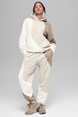 Alo Yoga Make Waves Hoodie - Ivory/Bone/Gravel