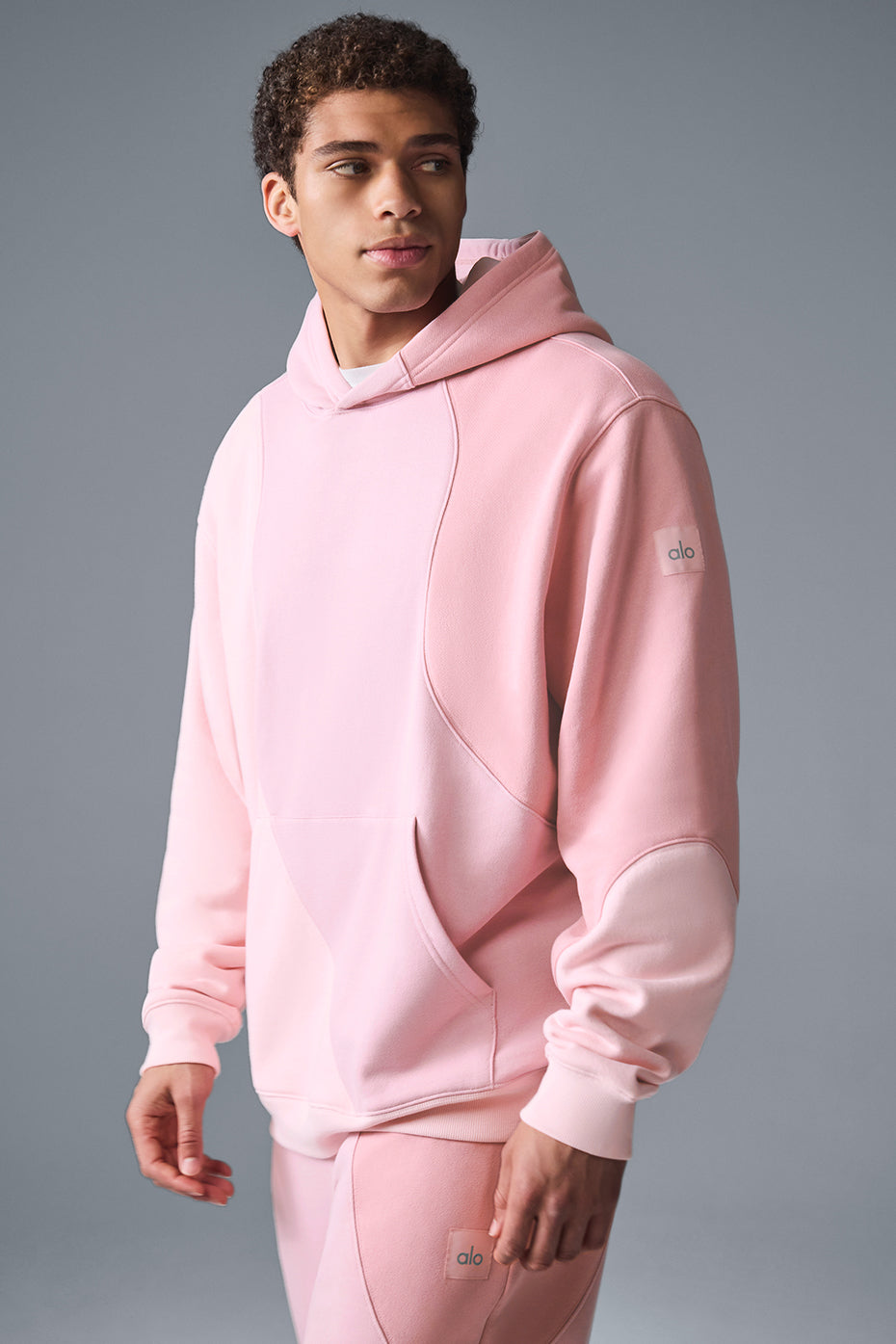 Alo Yoga Make Waves Hoodie - Sunset Pink Tonal