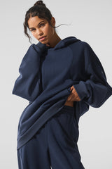 Alo Yoga Make Waves Hoodie - Navy Tonal
