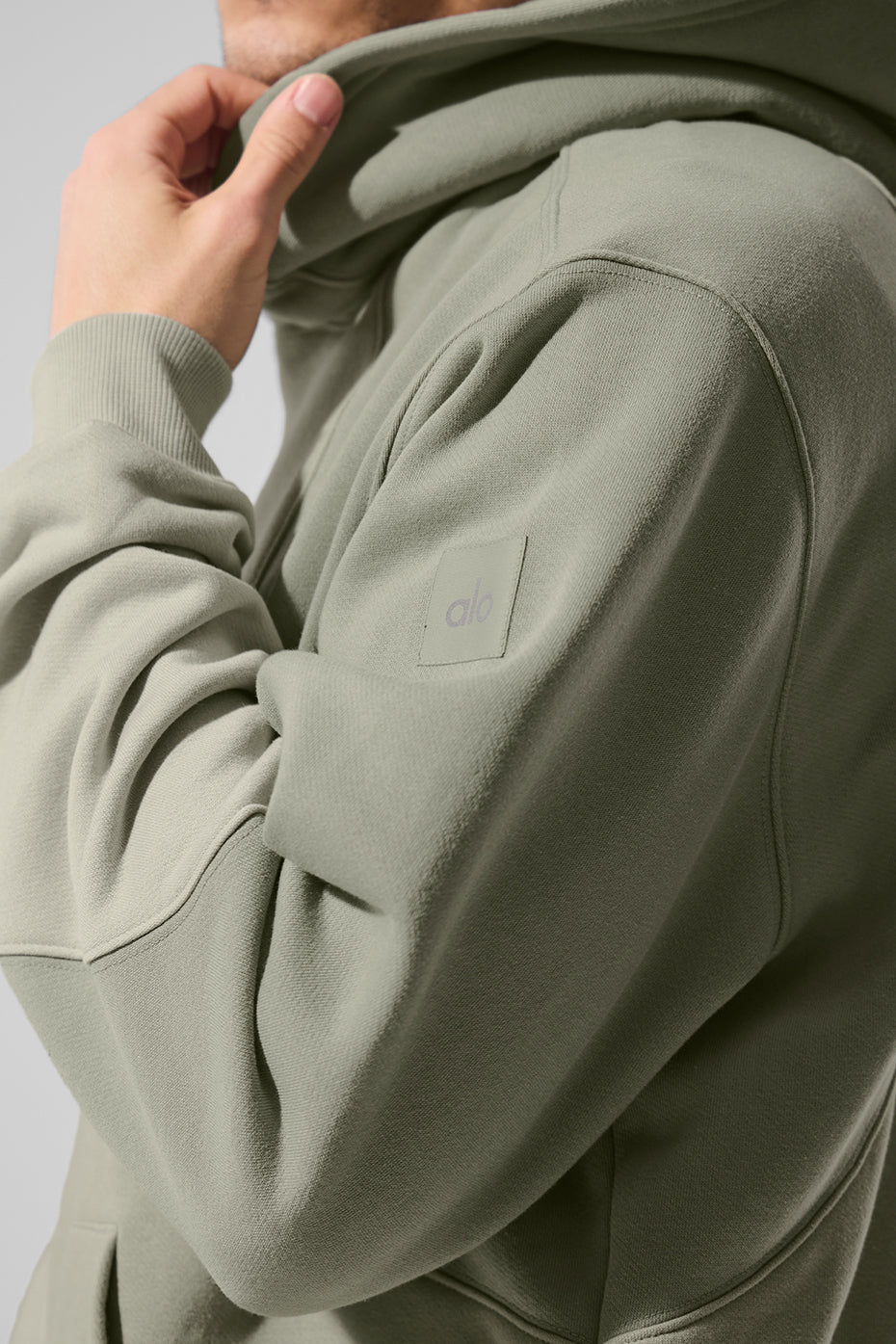 Alo Yoga Make Waves Hoodie - Limestone Tonal