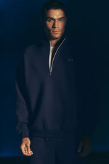 Alo Yoga Accolade 1/4 Zip Pullover - Navy
