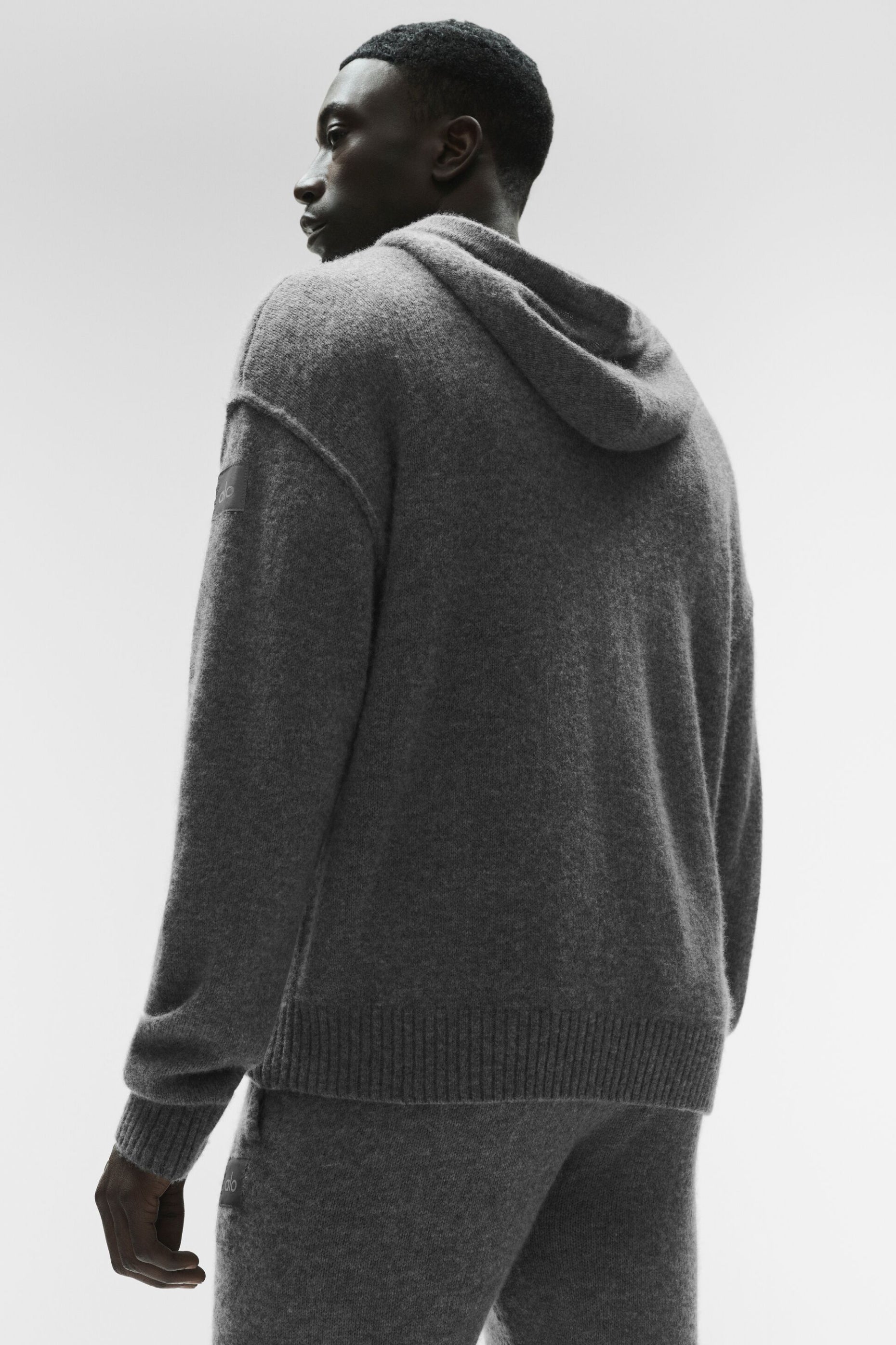 Alo Yoga Wool Cashmere New Class Hoodie - Platinum Grey