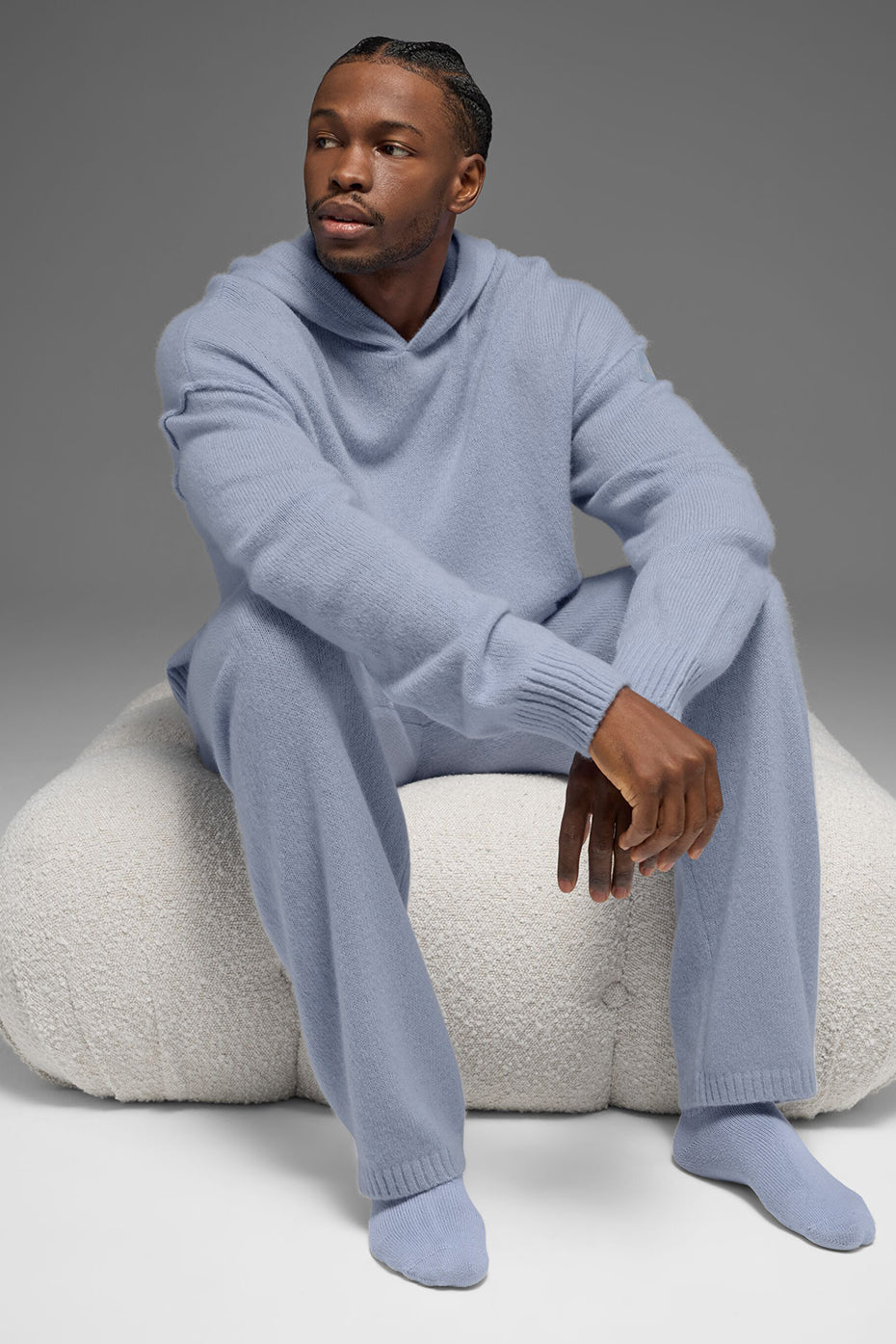 Alo Yoga Wool Cashmere New Class Hoodie - Winter Frost