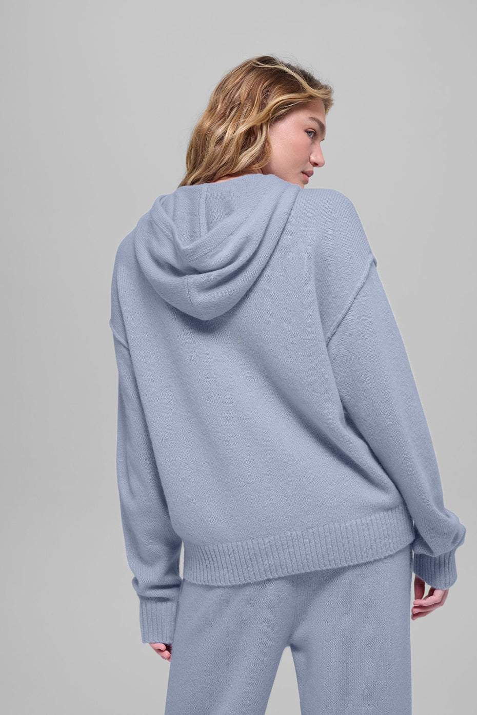 Alo Yoga Wool Cashmere New Class Hoodie - Winter Frost