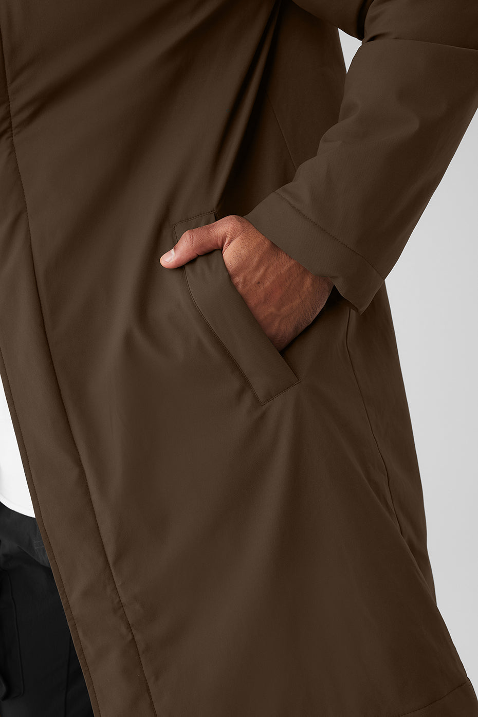 Alo Yoga Signature Overcoat - Espresso