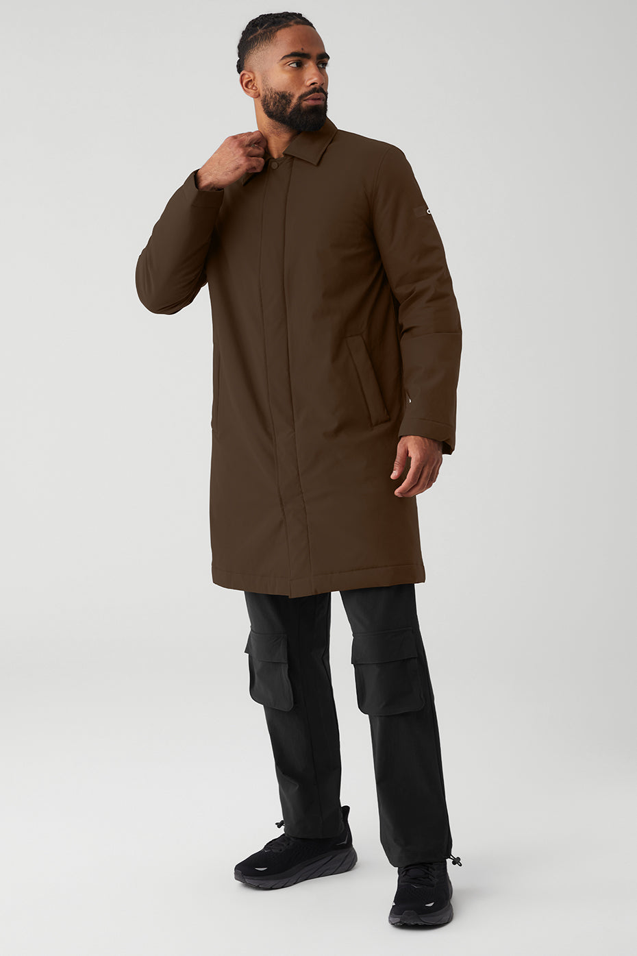 Alo Yoga Signature Overcoat - Espresso