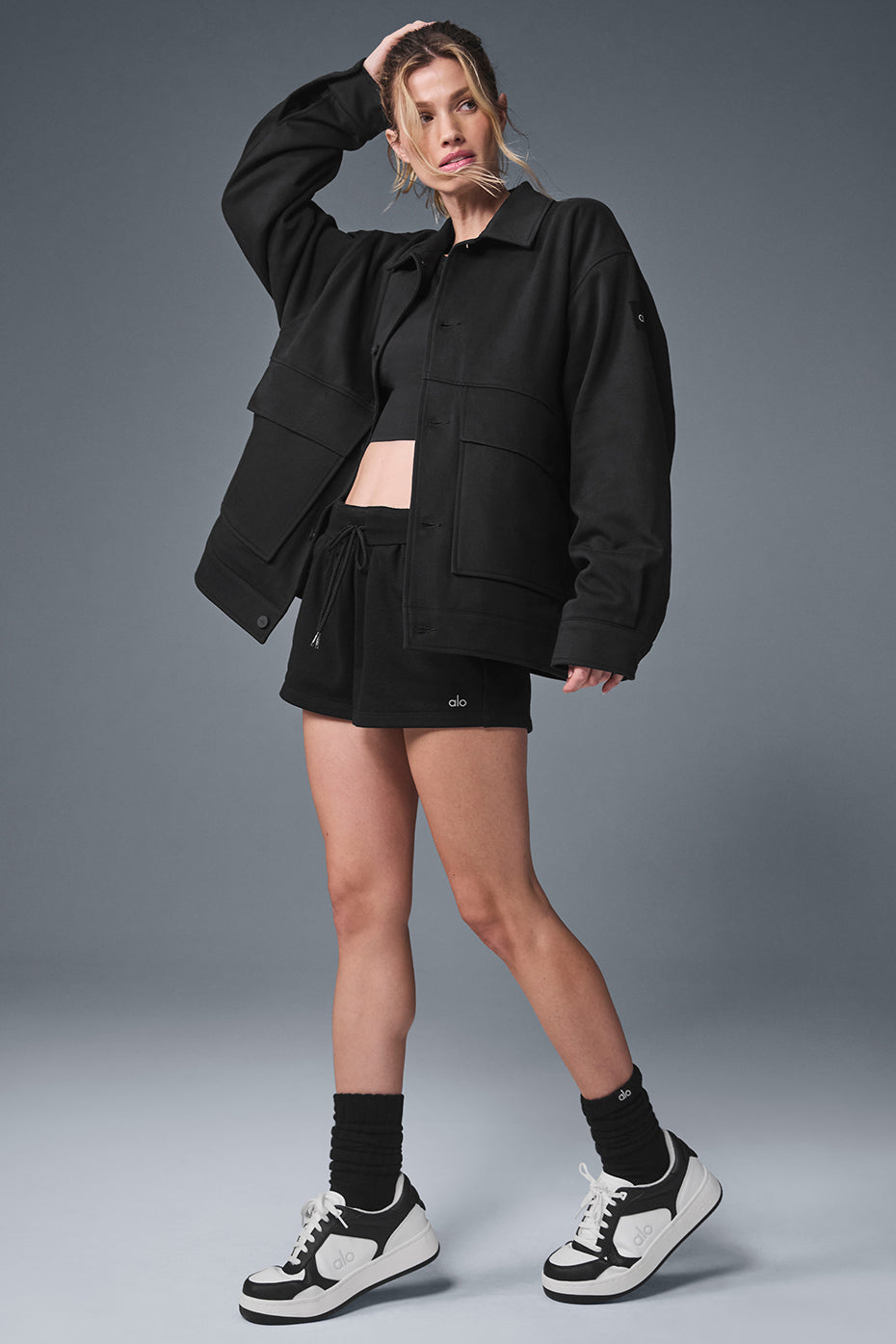 Alo Yoga Unisex One Up Jacket - Black