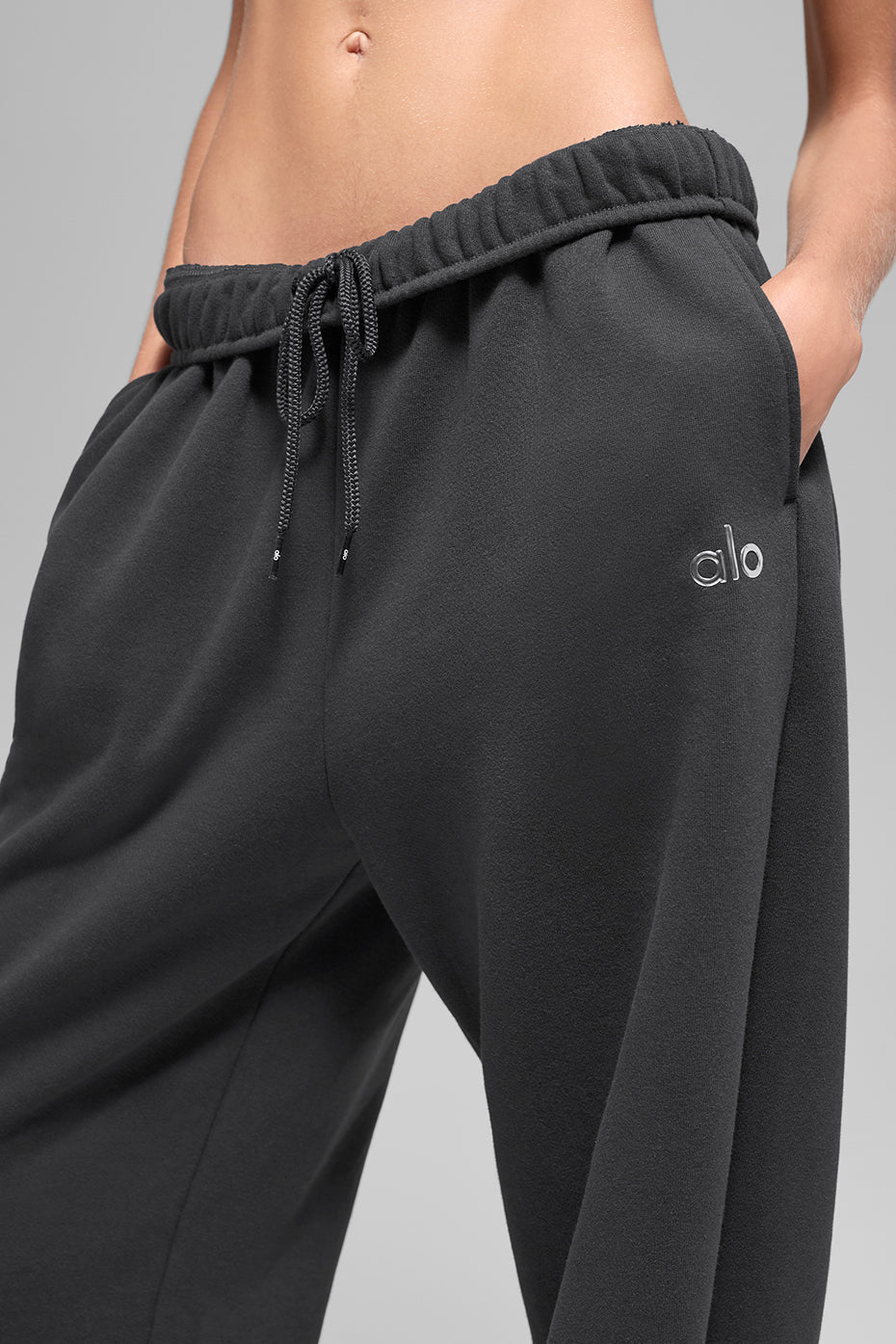 Alo Yoga Accolade Straight Leg Sweatpant - Anthracite