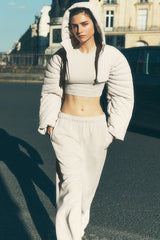 Alo Yoga Accolade Straight Leg Sweatpant - Bone