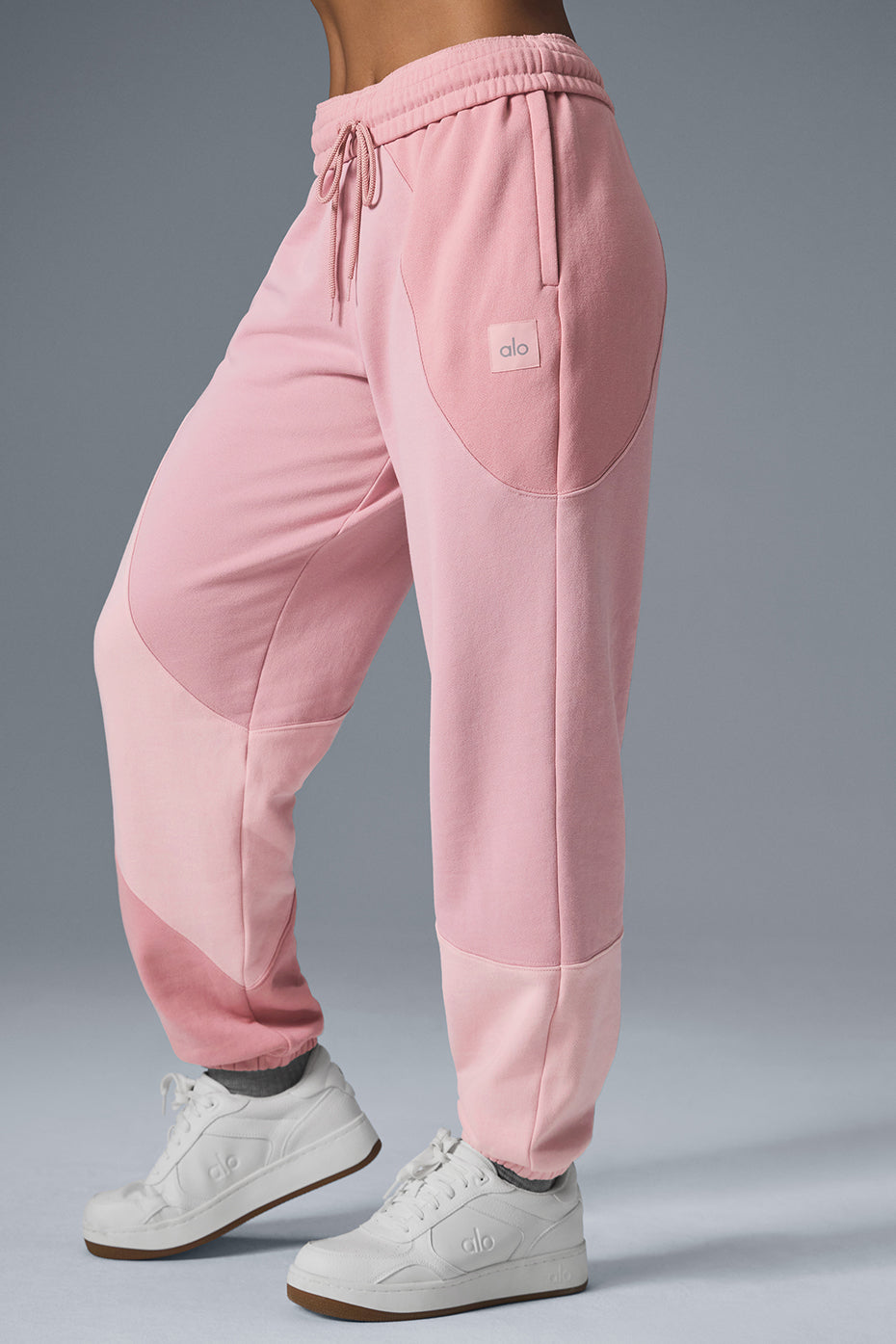 Alo Yoga Make Waves Sweatpant - Sunset Pink Tonal